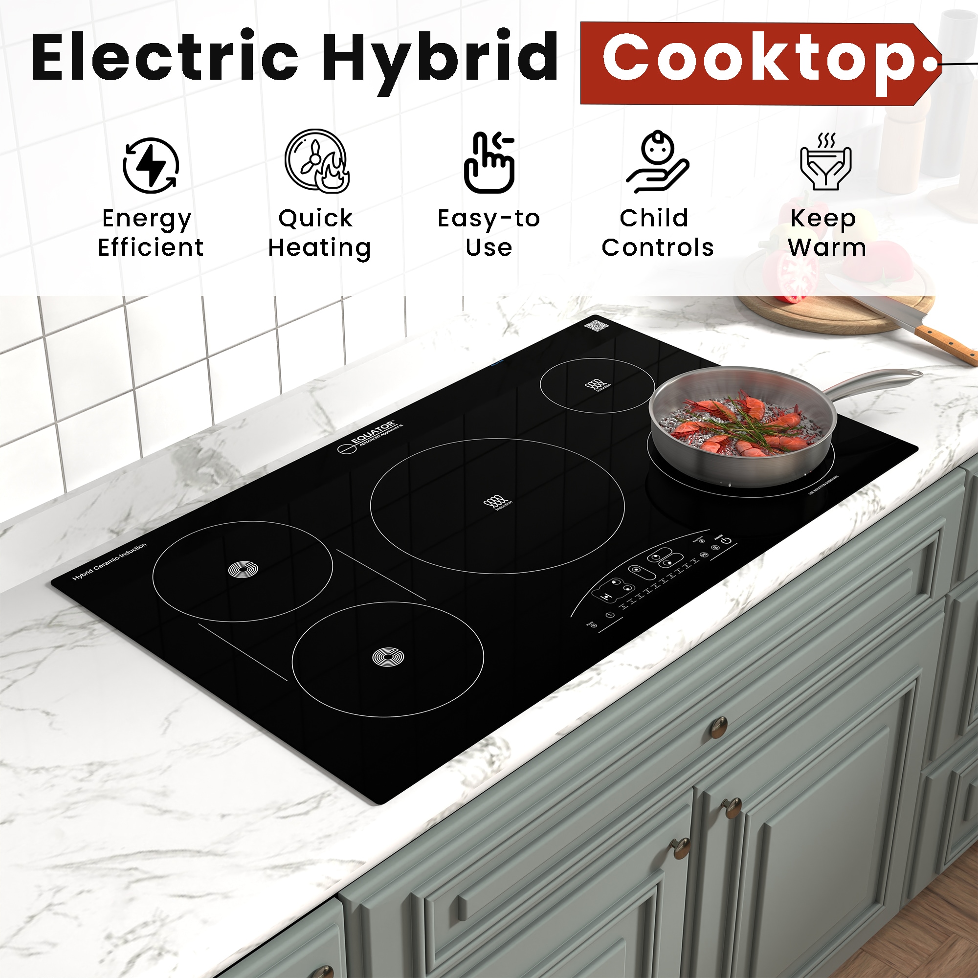 Equator Advanced Appliances EHC 36532 Elec-Cktp - View #3
