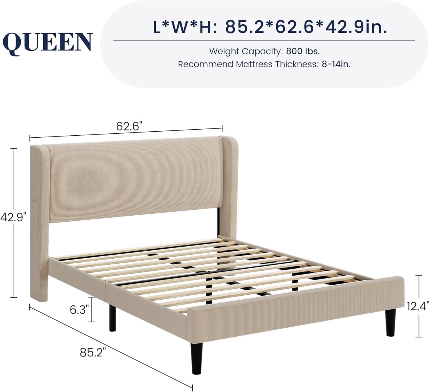 Qeetex PD-PHO-14WNR88P beds - View #3