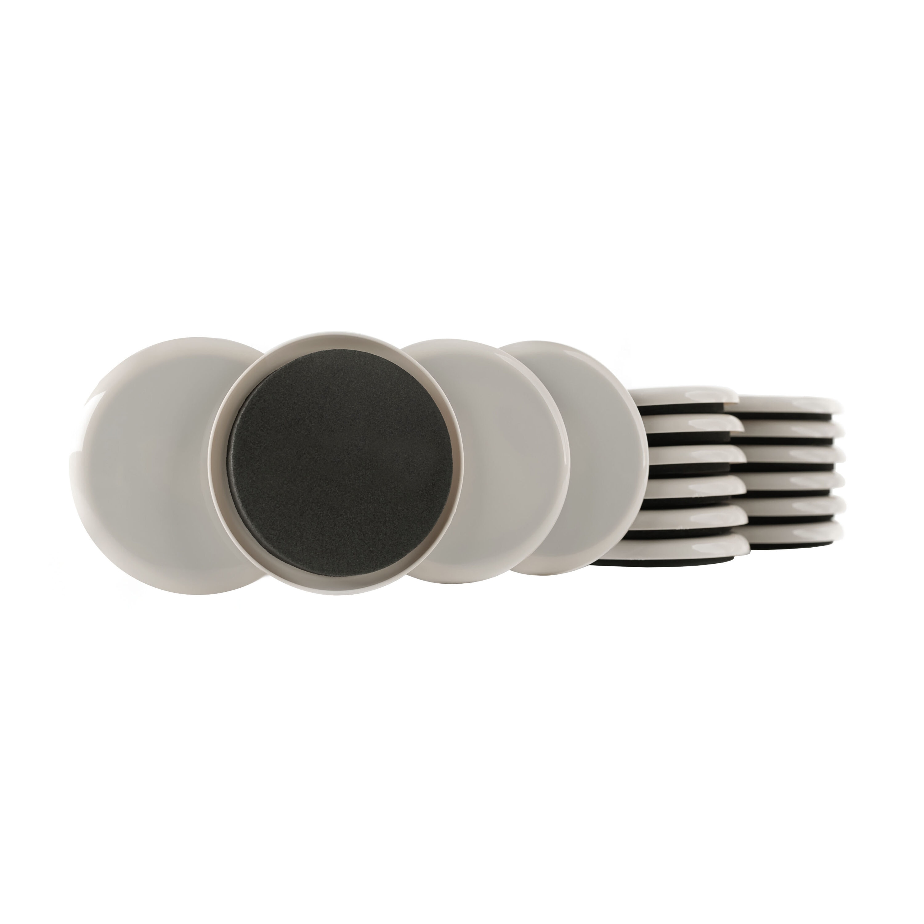 RELIABILT 4743424RB 16 -Pack 3-1/2-in Round Plastic Carpet Furniture Slider