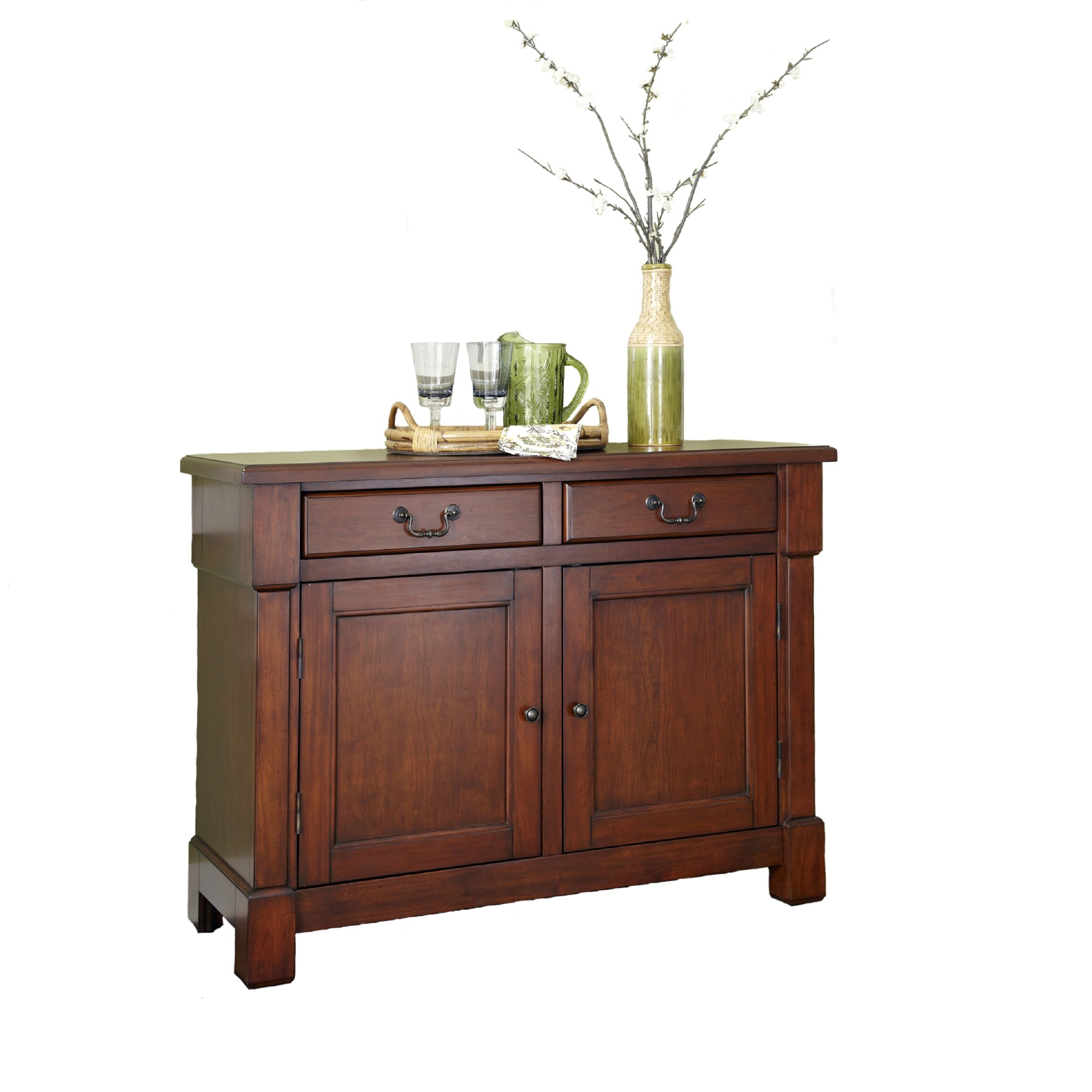 aspen rustic cherry kitchen island with seating