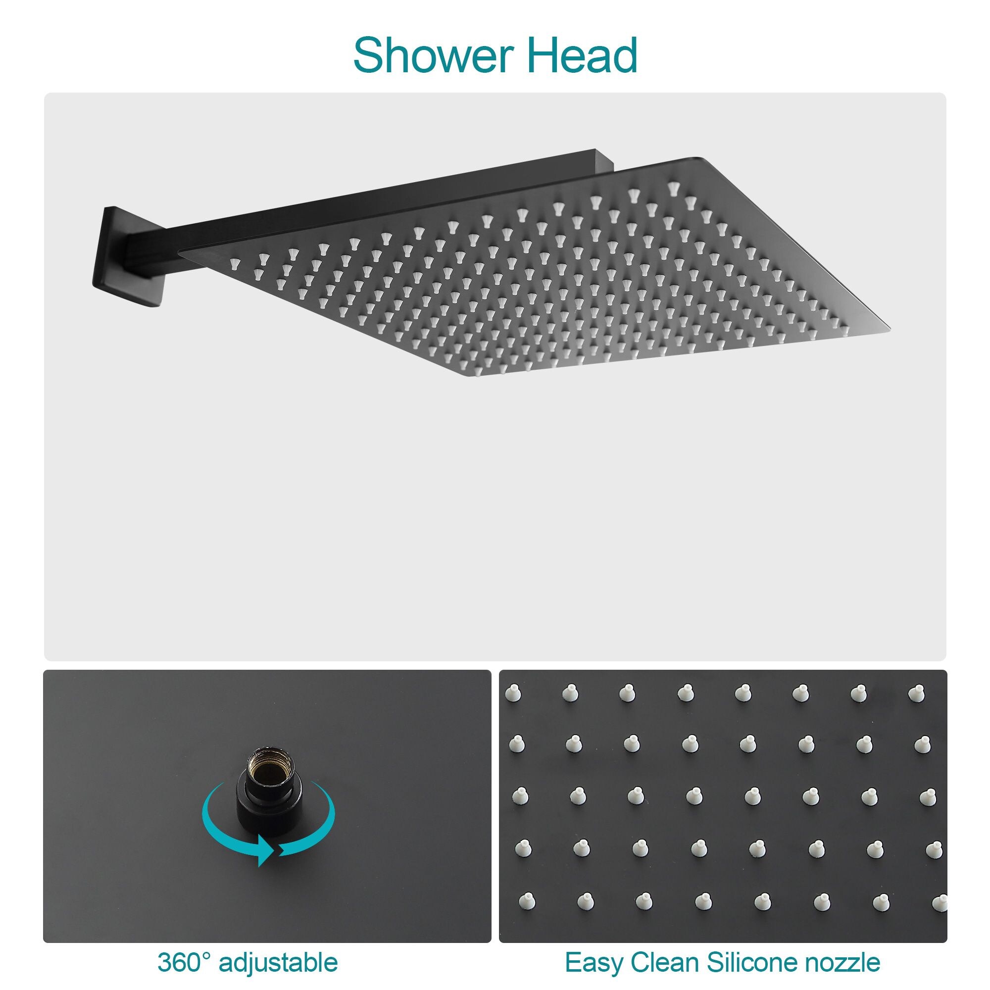 JUSHUA WXY-H2XZRW Showerhead-Bar-Panels - View #2