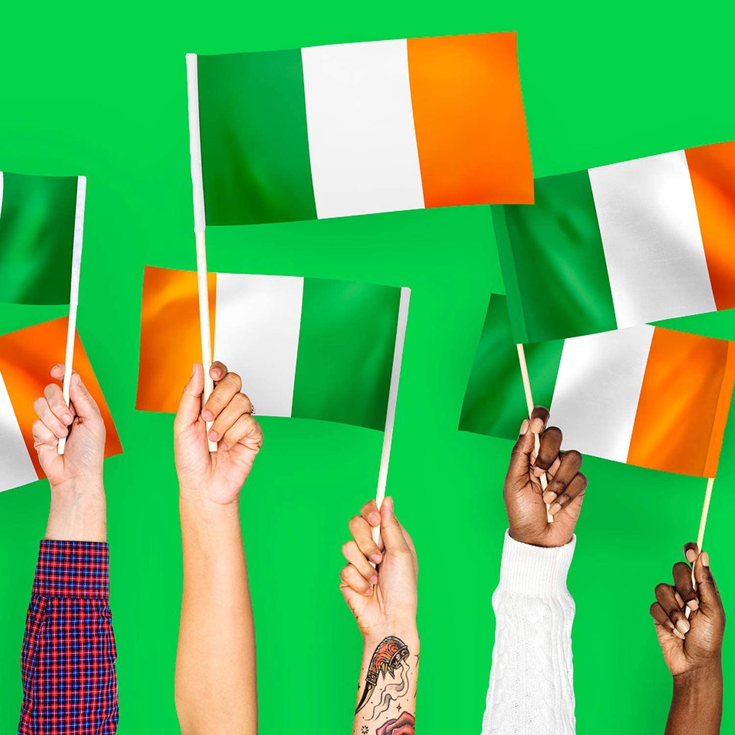 Anley A.FLAG.IRELAND.12PC Decorative-Banner-Flags - View #6