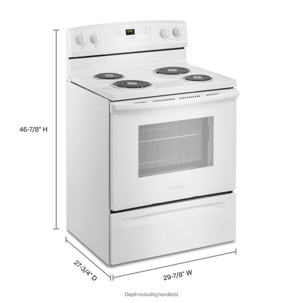 Amana ACR4303MFW Freestanding-Electric-Ranges - View #3