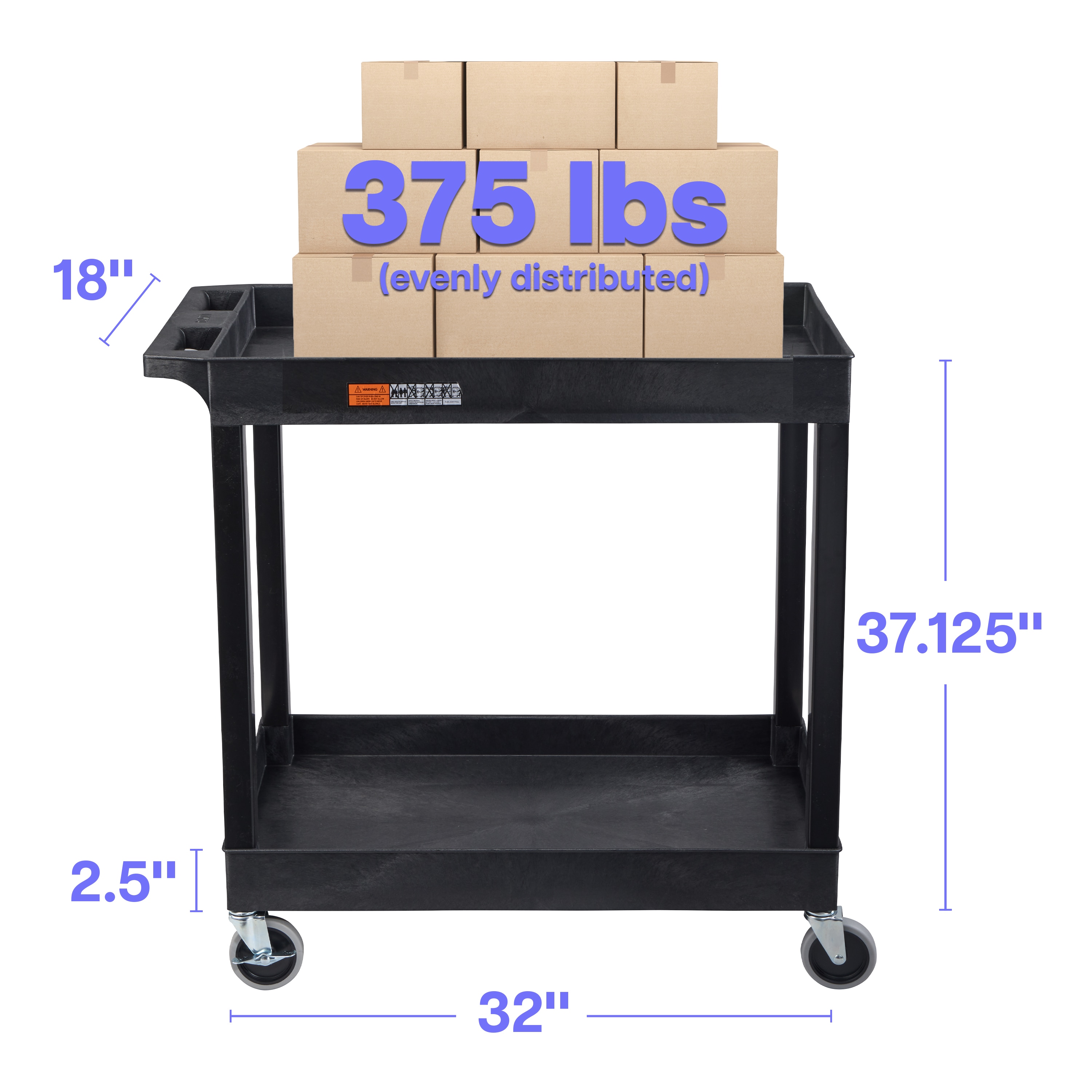 Luxor EC11-B Utility-Carts - View #6