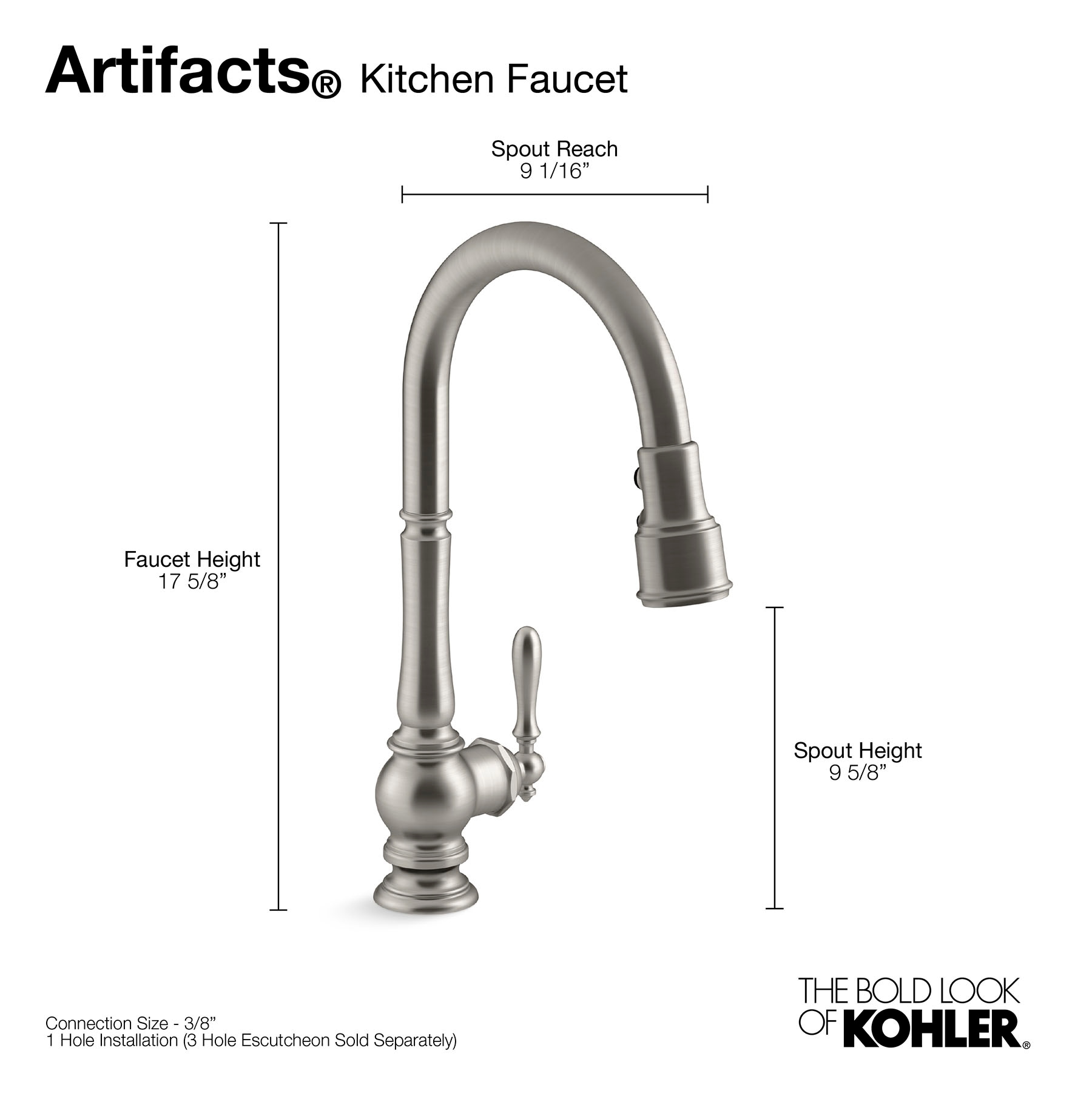 KOHLER 99259-2BZ Kitchen-Faucets - View #4