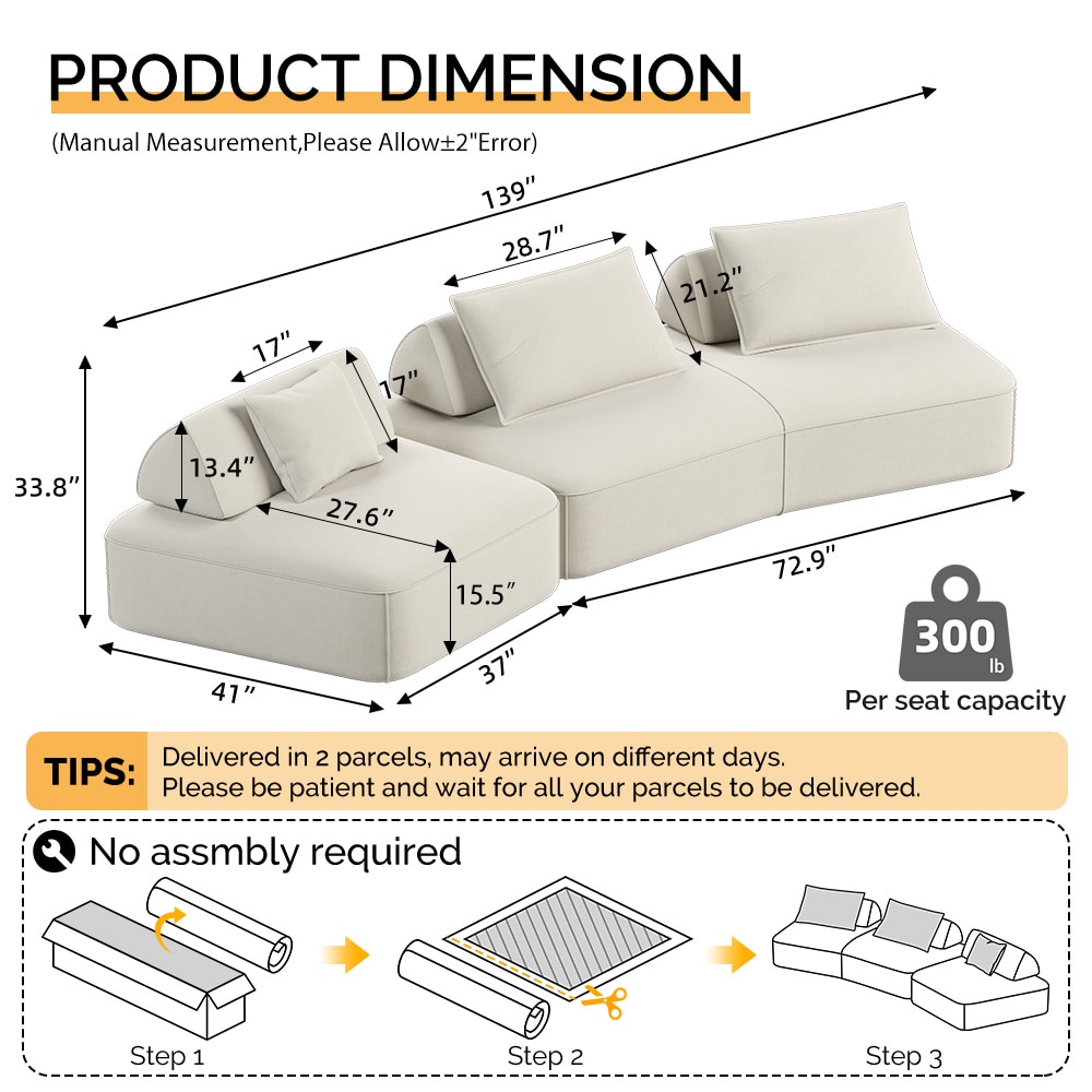 LUXEYARD DS-R-9S00011 Sofas-Loveseats - View #2