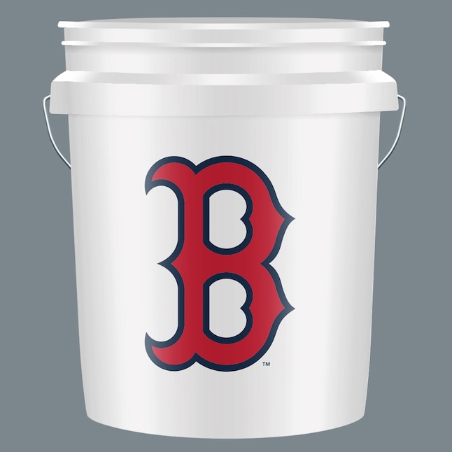 WinCraft Sports Boston Red Sox 5 GAL Bucket 1-Gallon Plastic Paint Bucket  in the Buckets department at
