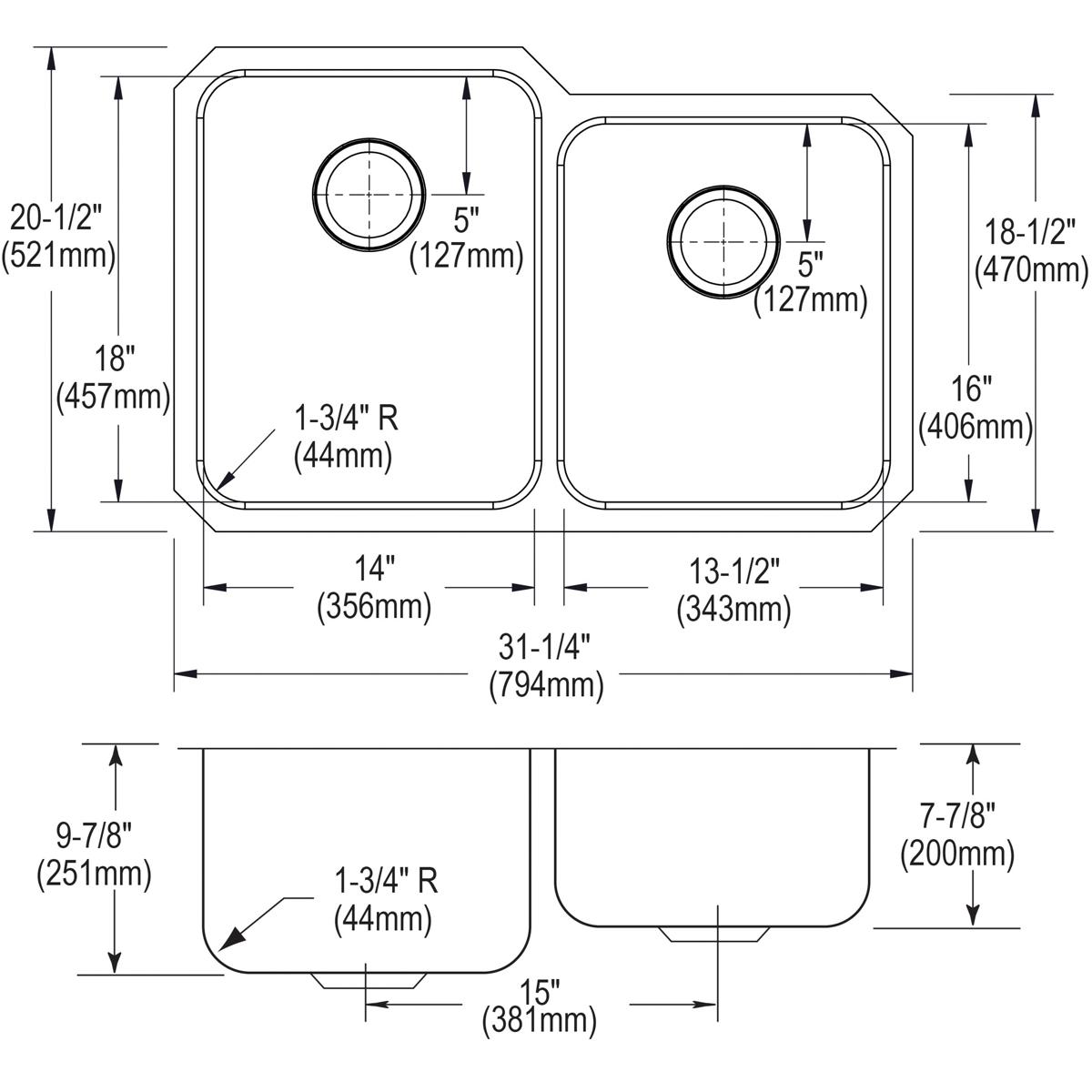 Elkay ELUH3120R Kitchen-Sinks - View #10
