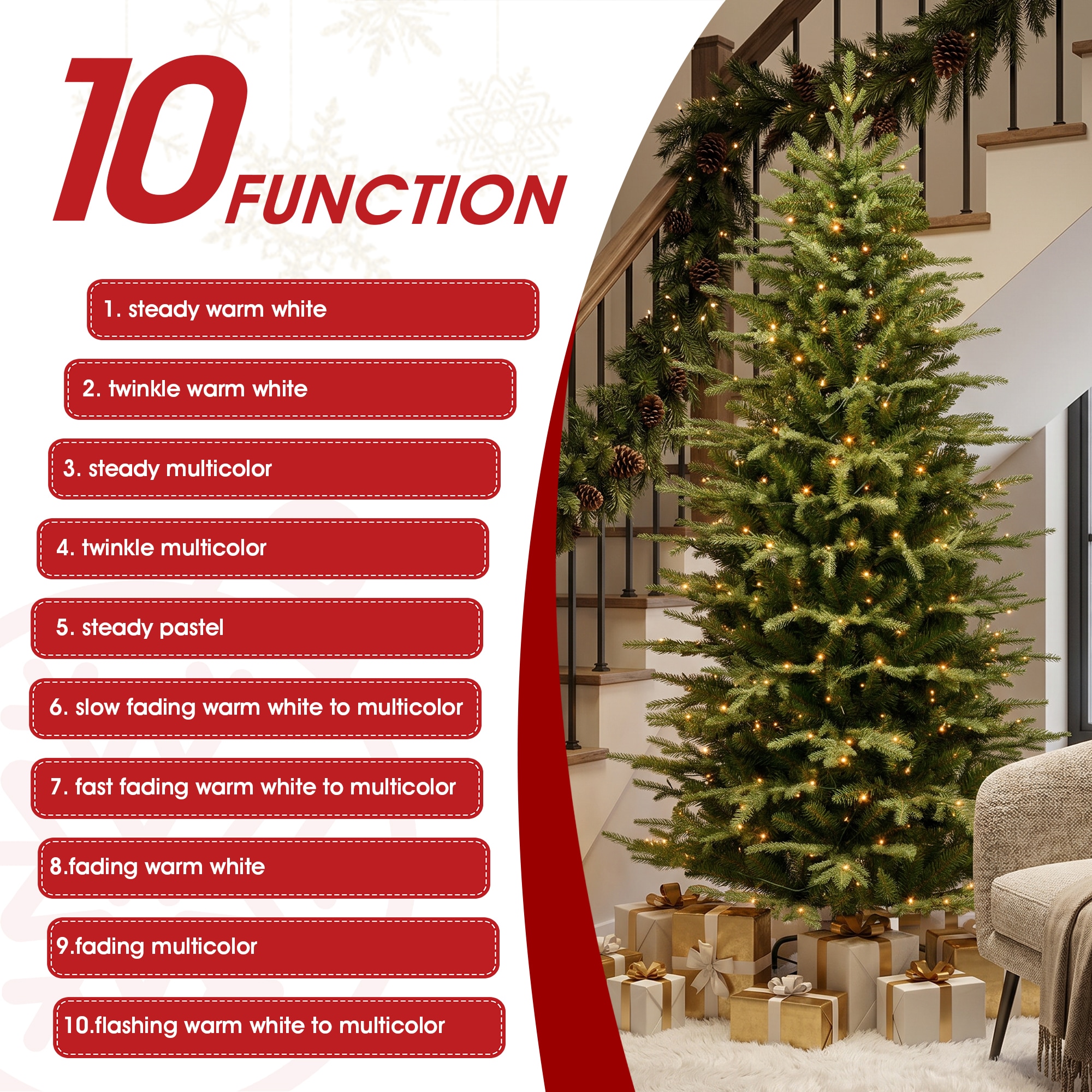 Glitzhome 2014600222 Artificial-Christmas-Trees - View #6