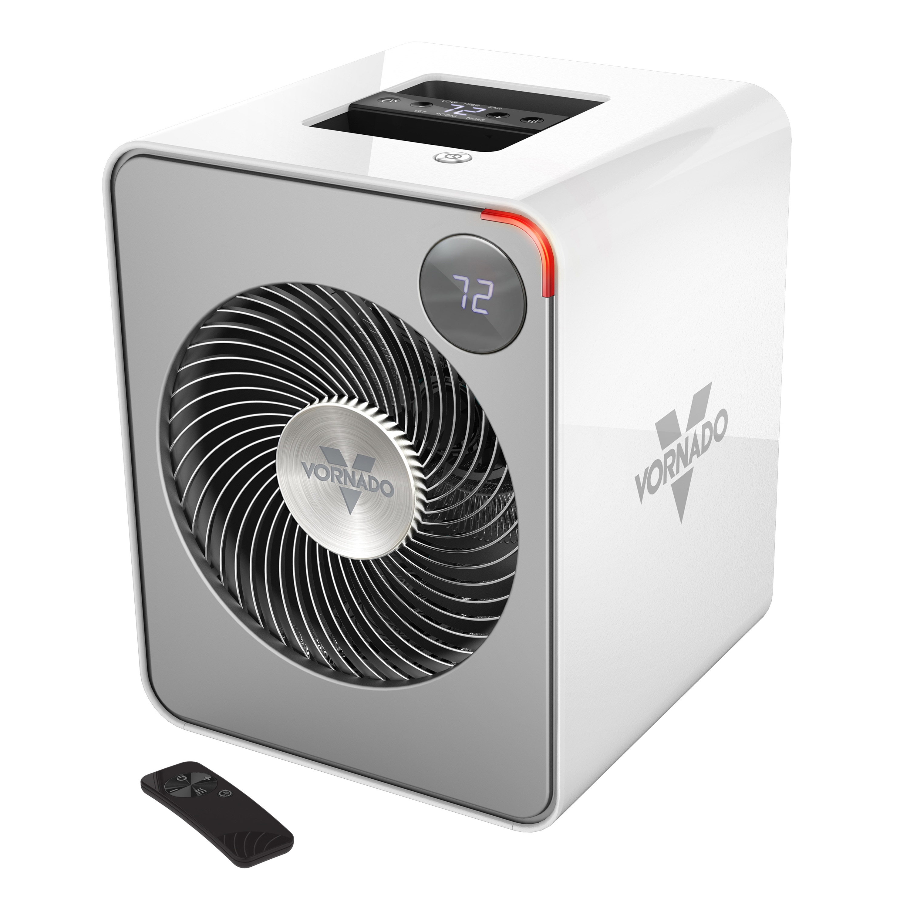 Vornado 1500 -Watt Fan Utility Indoor Electric Space Heater with Thermostat with Remote #EH1-0194-43
