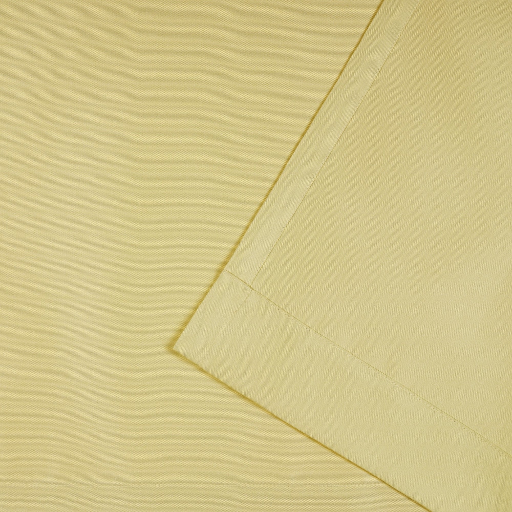 Sundress Yellow Light Filtering Polyester Grommet Curtain Panels, 54" x 84"