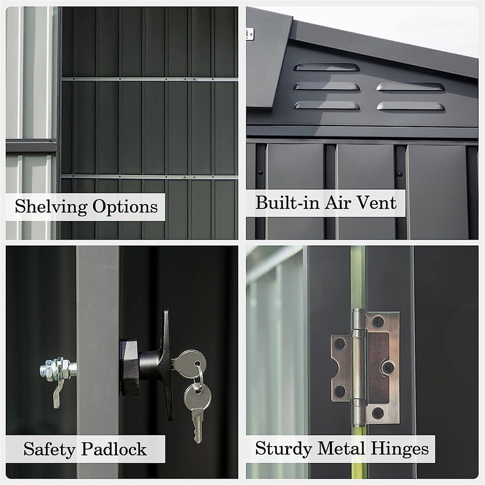 Topcraft GSH016 Metal-Storage-Buildings-Sheds - View #3