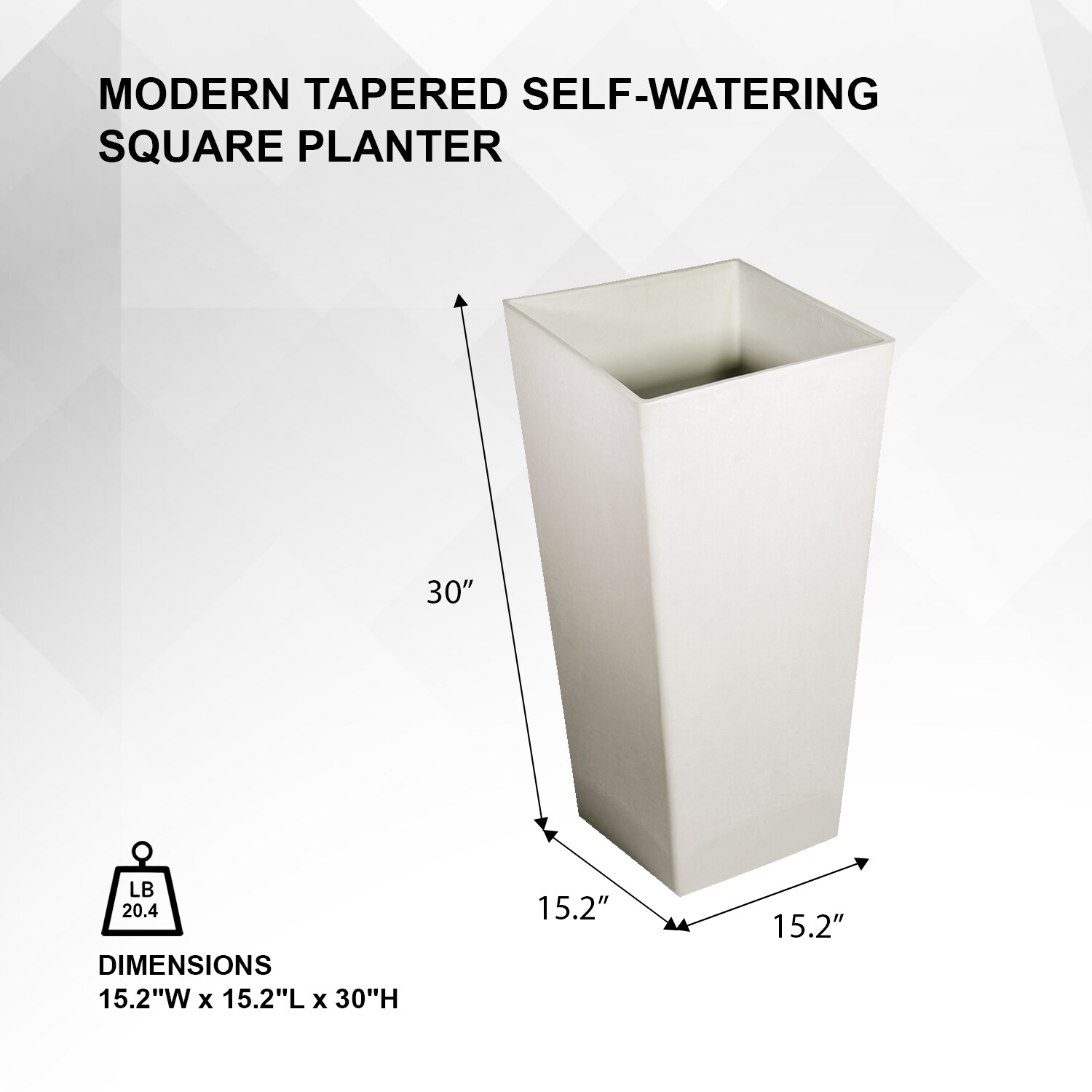 XBrand LW2617WT2 Planter-Window-Box - View #7