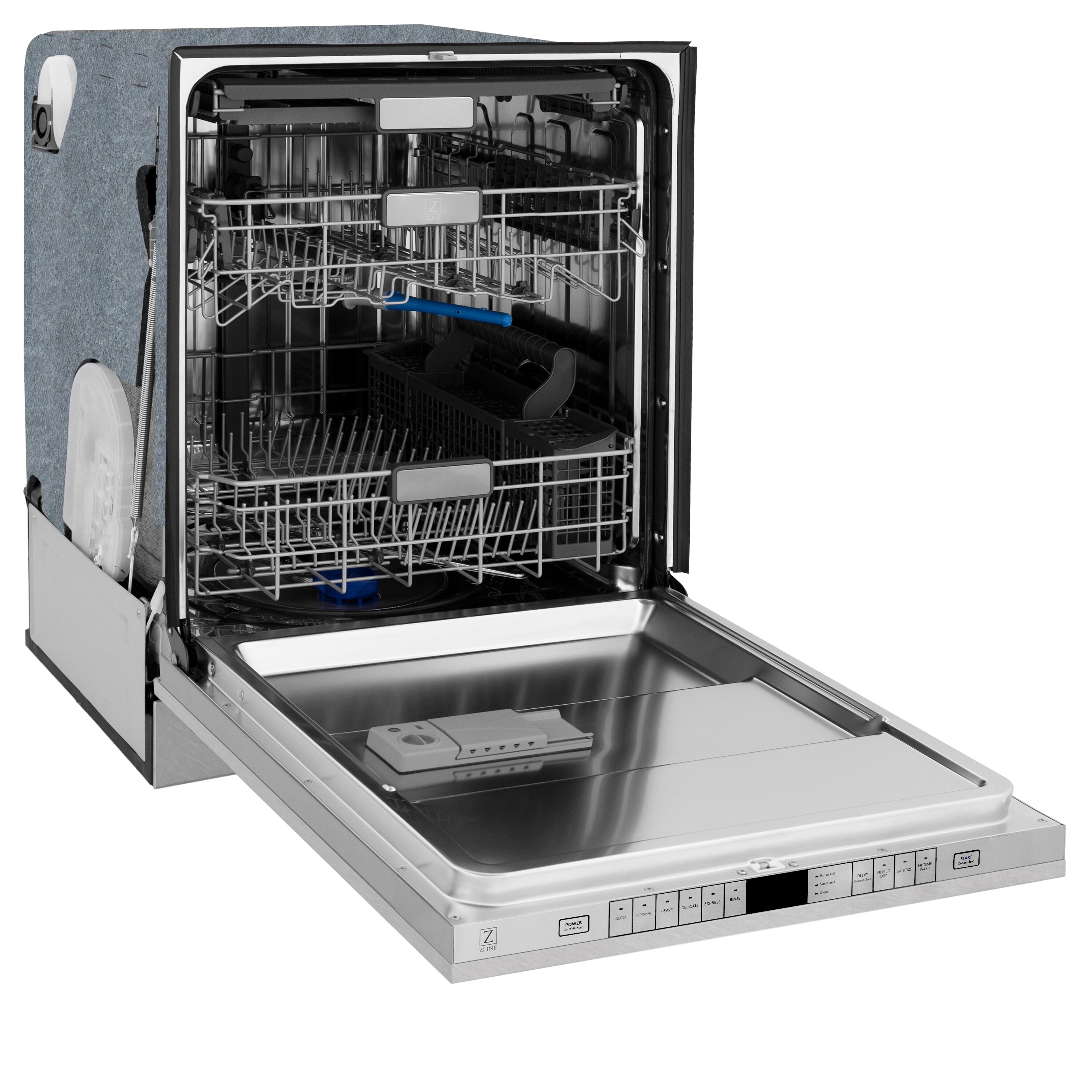 ZLINE KITCHEN & BATH DWMTZ-SN-24-G Builtin-Dish - View #5