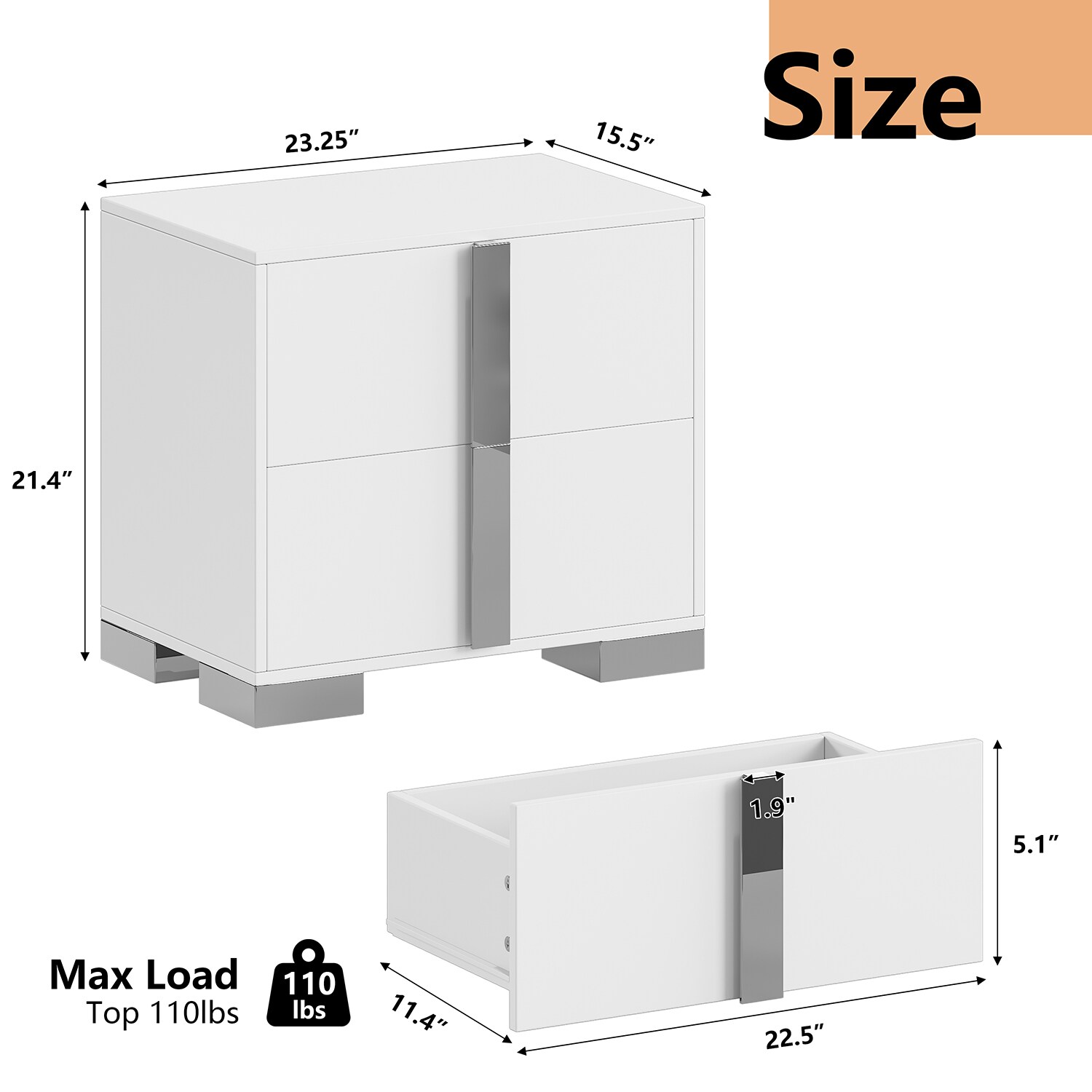 GZMR GZ-MH821311 nightstands - View #5