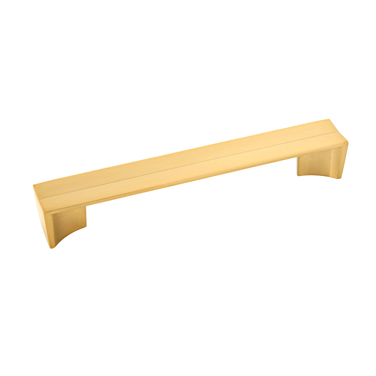 Belwith Keeler B076091-BGB Avenue 6-5/16-in , 128mm Center to Center Brushed Golden Brass Rectangular Handle Drawer Pull
