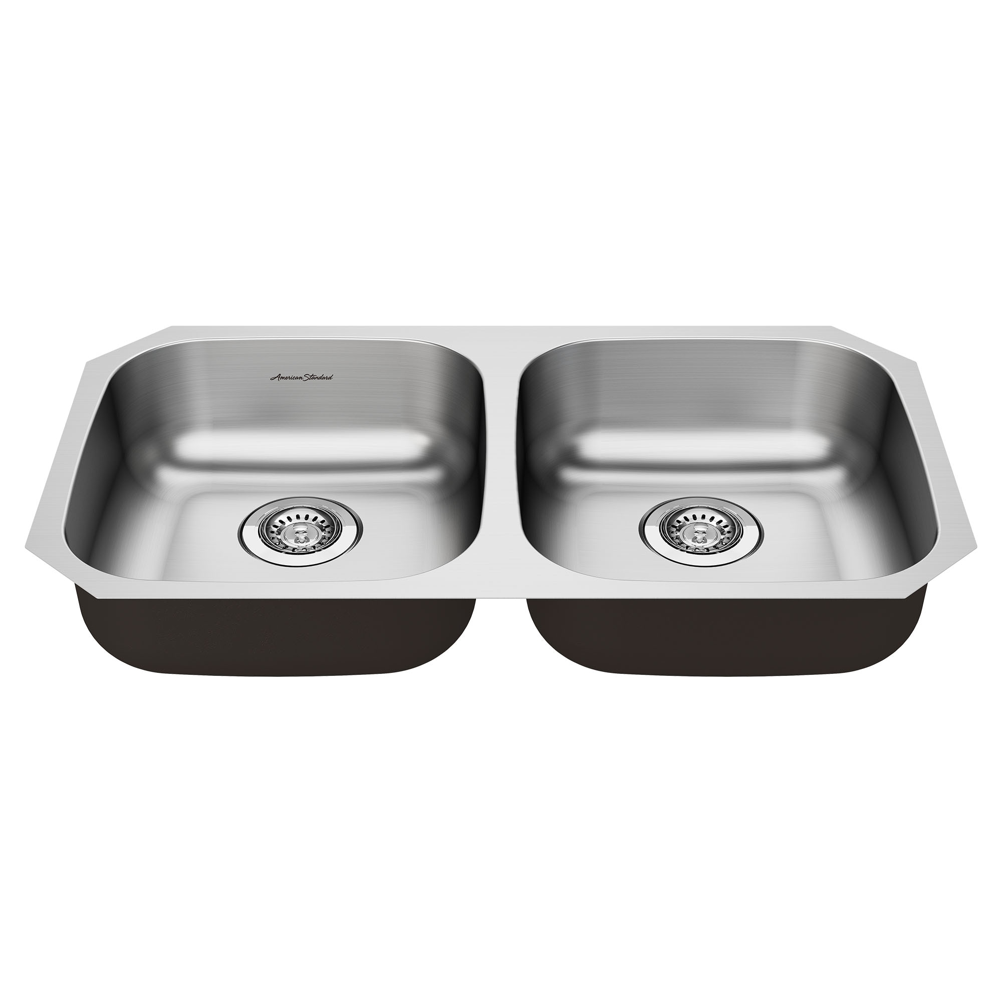 American Standard 18DB6311800S.075 Portsmouth Undermount 18.5-Inches x 32.25-Inches Stainless steel Double equal bowl 18 -Gauge Kitchen Sink