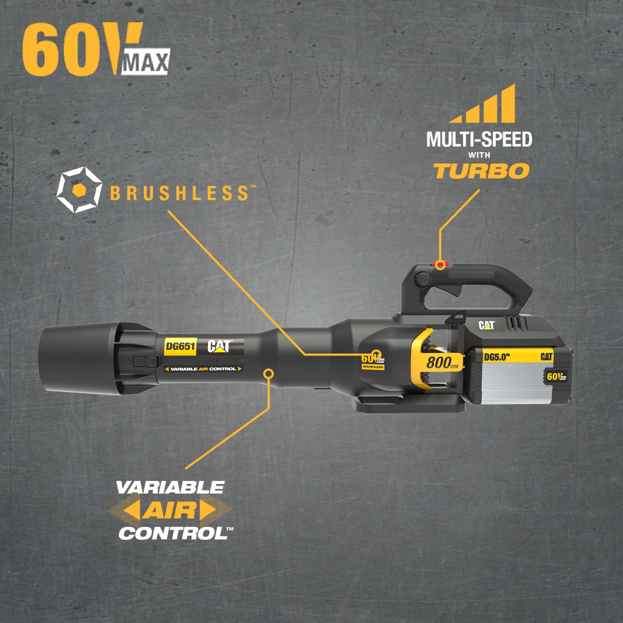 CAT DG651.9 Cordless-Electric-Blowers - View #8
