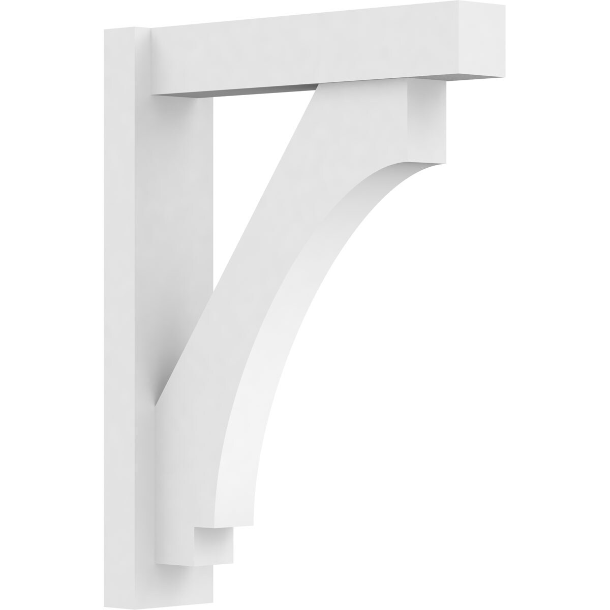 Ekena Millwork OUTP05X20X26IMP05 5-in W X 20-in D X 26-in H Imperial Architectural Grade PVC Outlooker with Block Ends