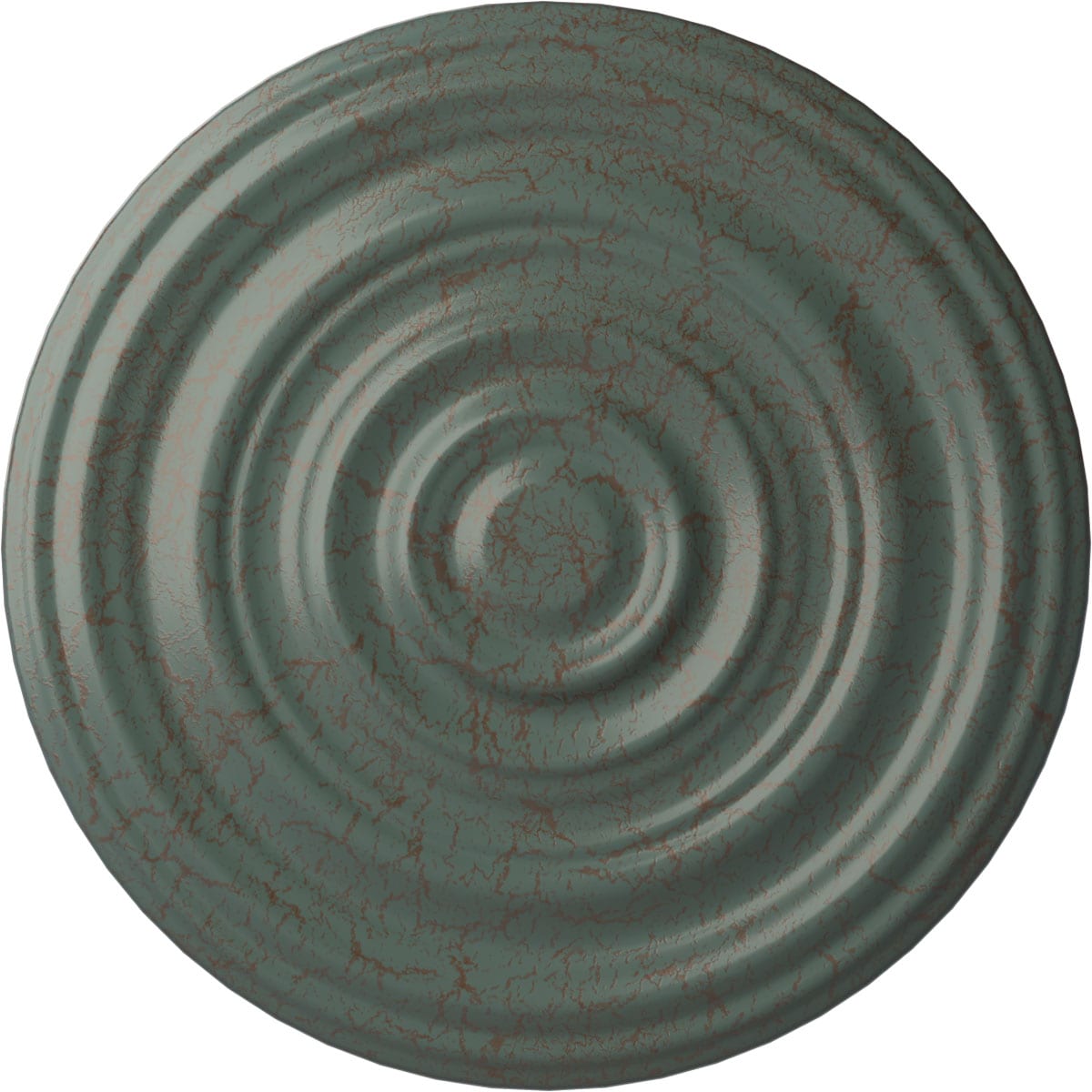 Ekena Millwork CM29CACBC Carton Smooth 29.125-in W x 29.125-in L Painted Cloud Burst Crackle Polyurethane Whole Ceiling Medallion