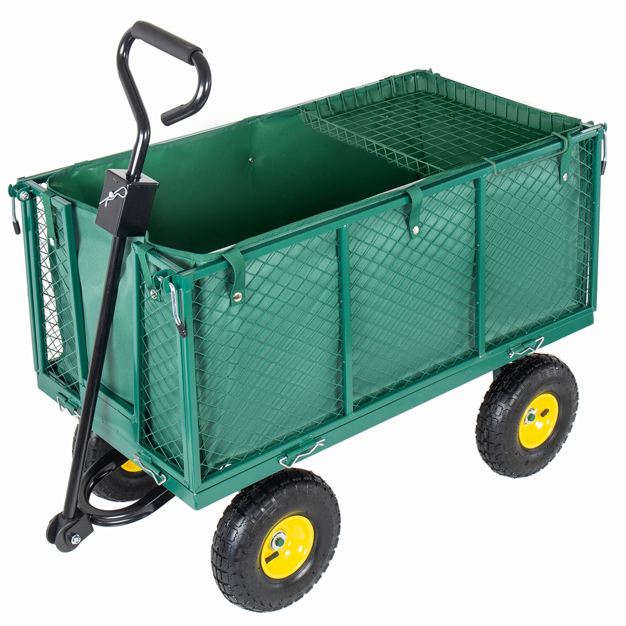 6-cu ft Steel Folding Yard Cart