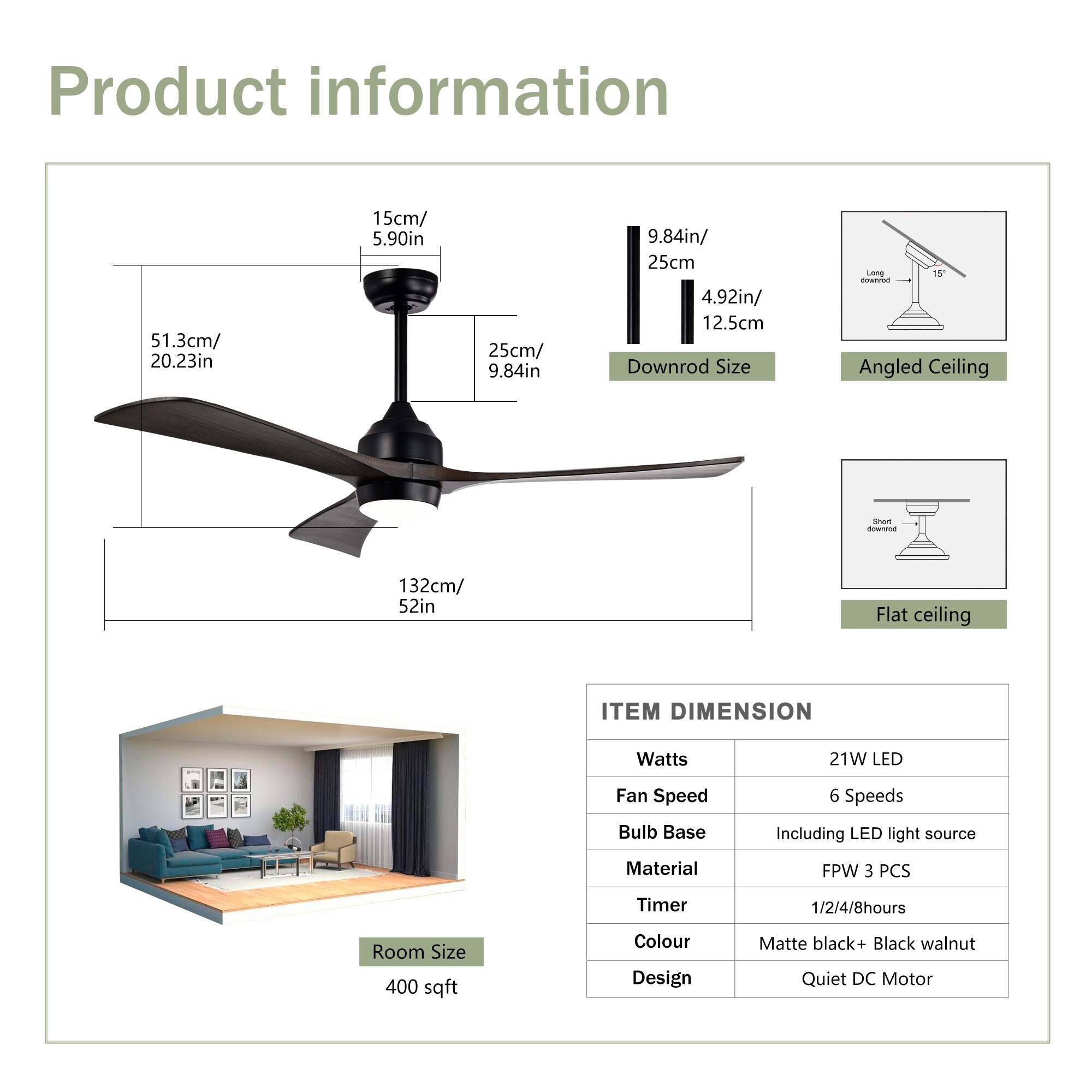 BABOOM BOM-9212261-OR Ceiling-Fans - View #3