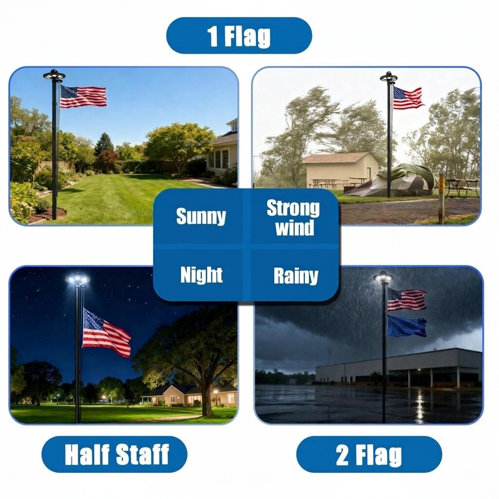Oyezvary LOZ0502D11 Flag-Poles - View #4