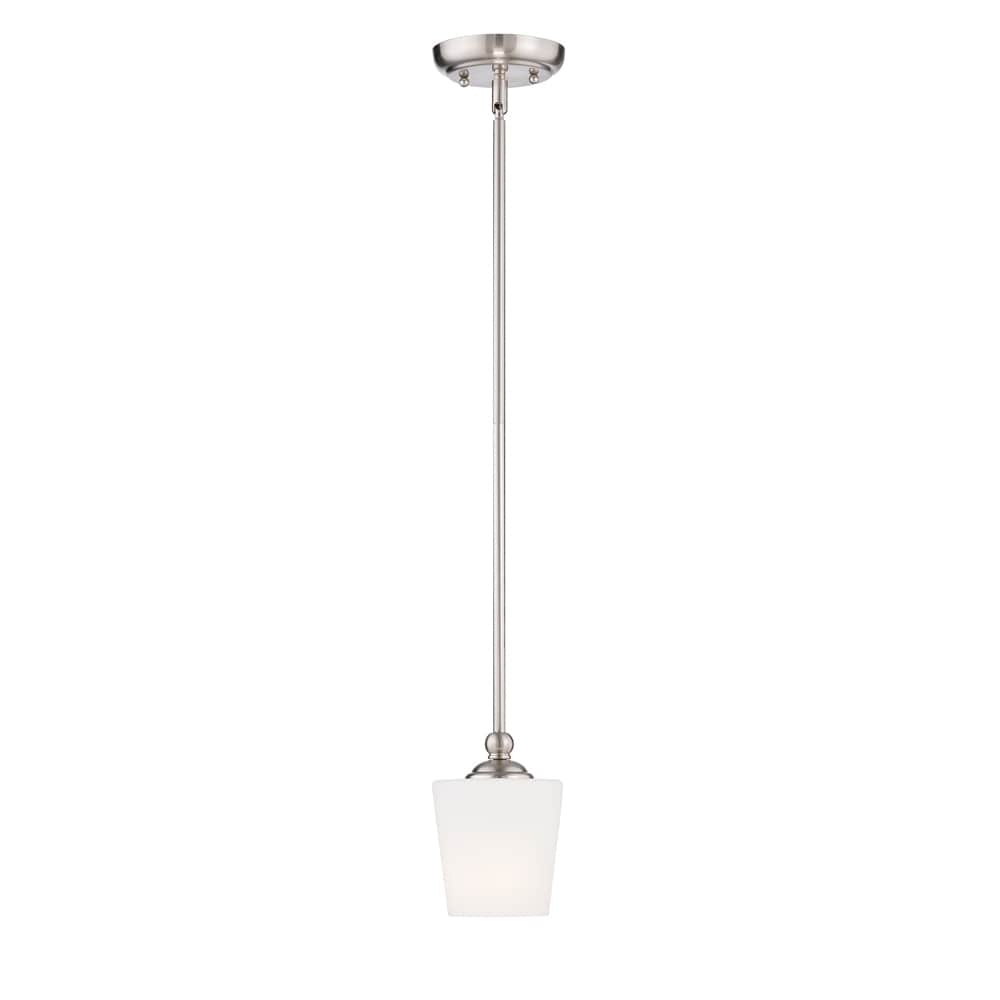 Designers Fountain 15006-MP-35 Darcy Brushed Nickel Transitional Cylinder Medium Hanging Pendant Light
