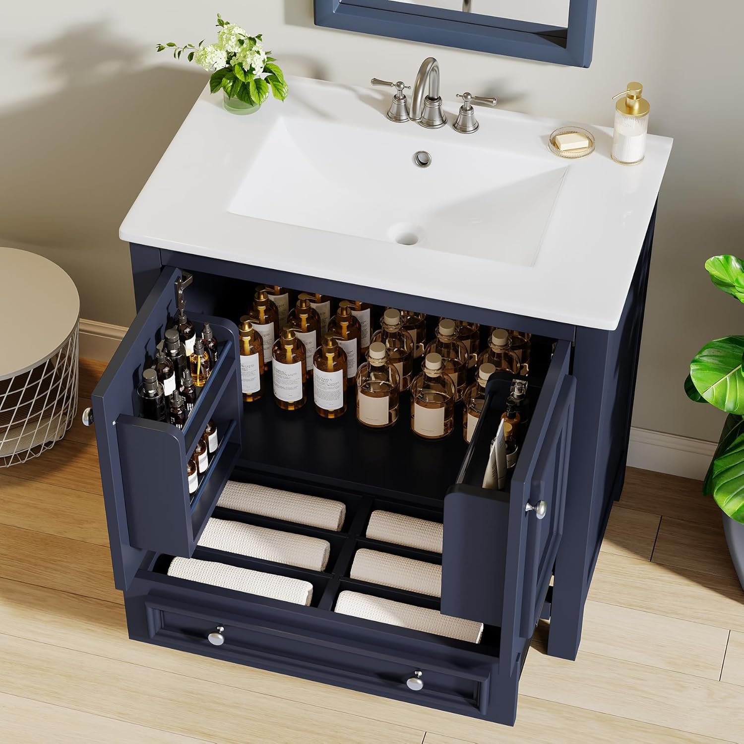 Fnova LWBV014-CLL Bath-Vanity-Combo - View #2