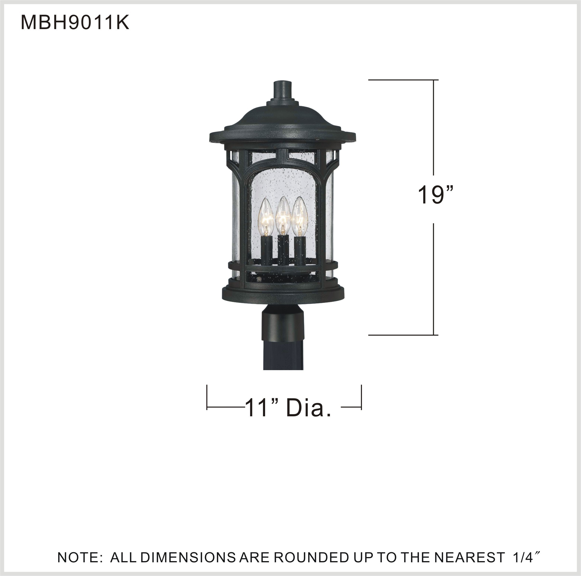 Quoizel MBH9011K Post-Lights - View #5