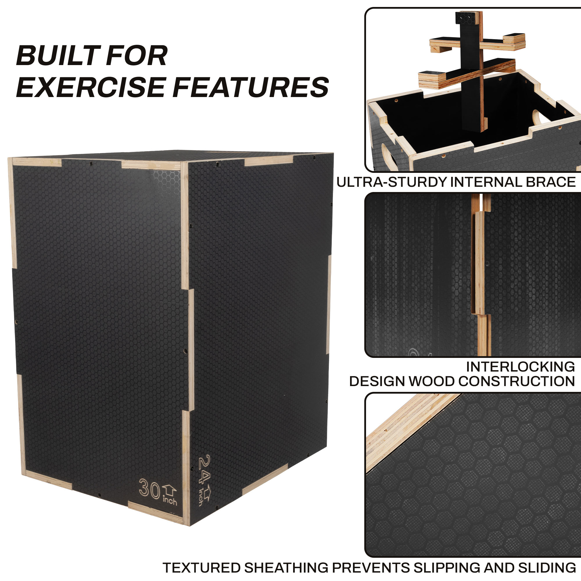 SIGNATURE FITNESS SPWJ-202430GY Balance-Exercise-Platforms - View #3