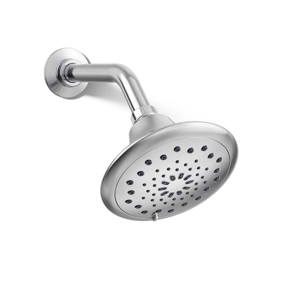 KOHLER REC31299-G-CP Avail 3 -Spray Polished Chrome 5.75-in Round Fixed Shower Head 1.75 GPM
