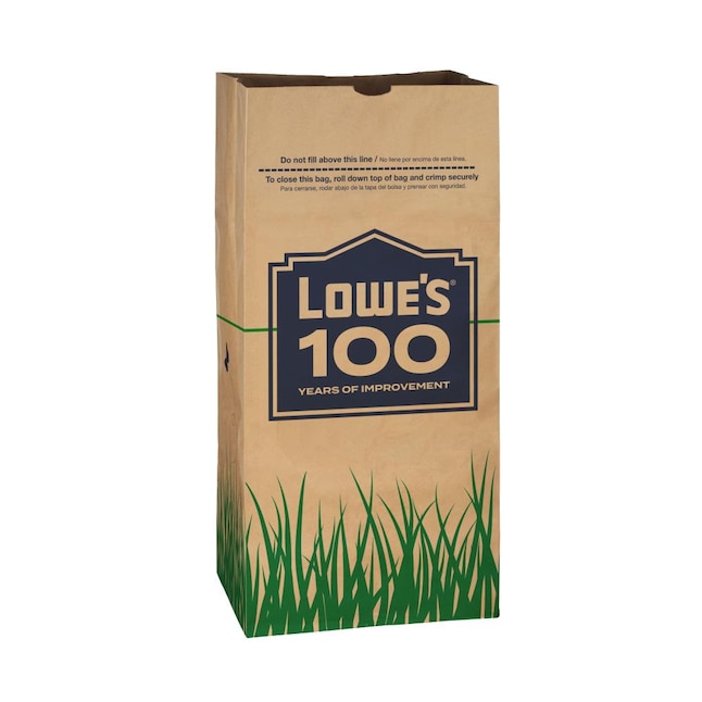 Lowe's 30-Gallons Brown Outdoor Paper Lawn and Leaf Trash Bag (5-Count) in  the Trash Bags department at