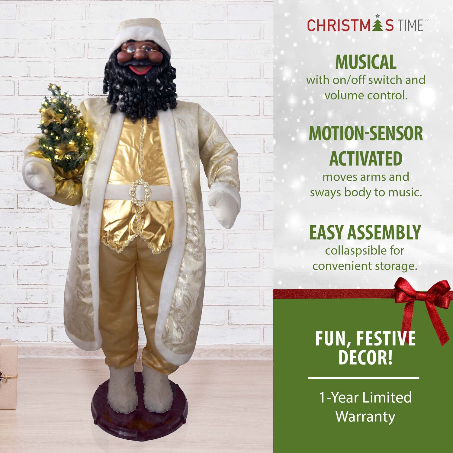 Christmas Time CT-ASC058-2GL1-AA Table-Christmas-Decorations - View #2