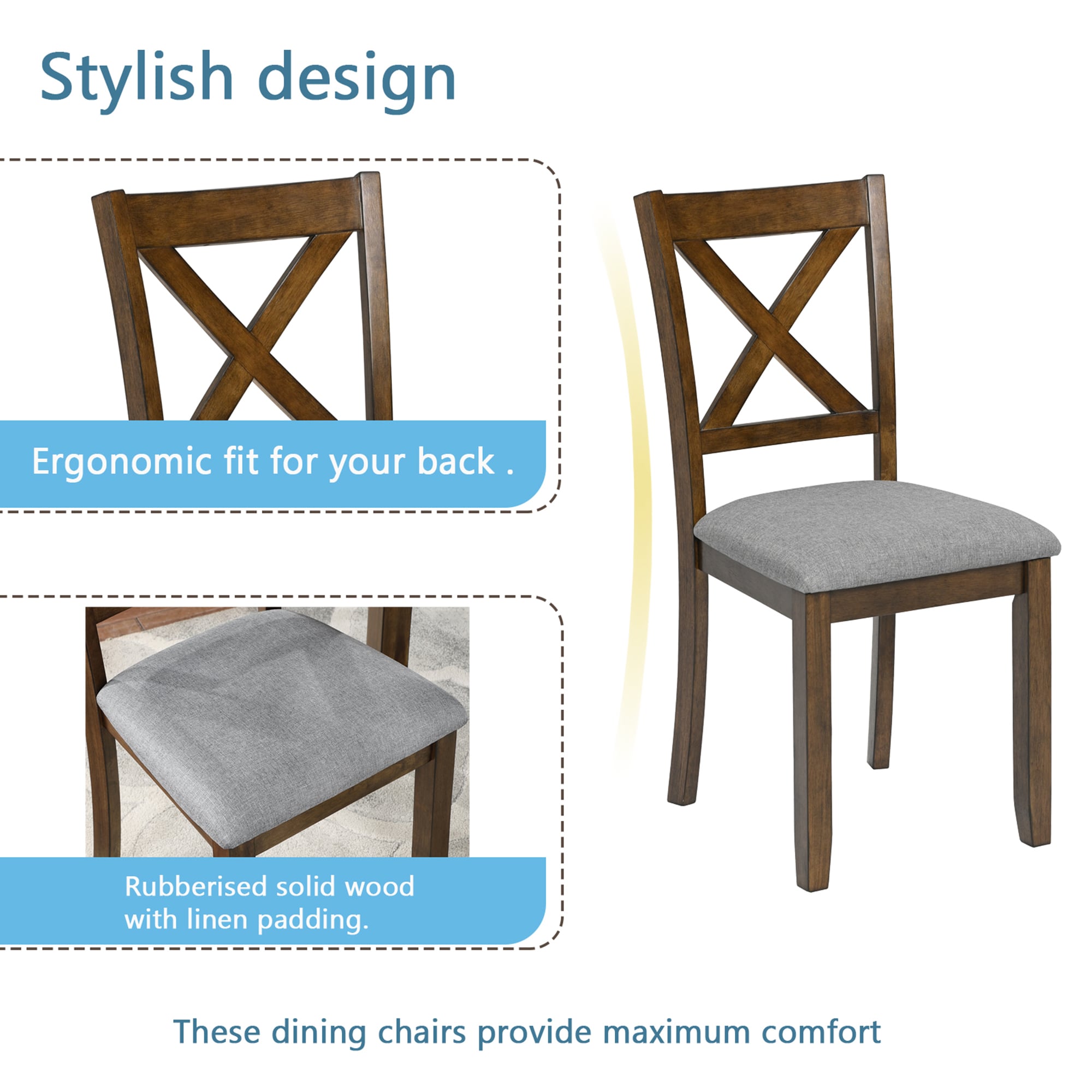 SINOFURN SYA020307BK Dining-Sets - View #7