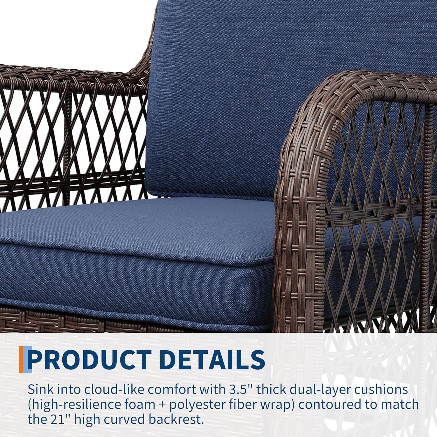 Garvee ZHY6-PPG-33BRFVHV Patio-Chairs - View #5
