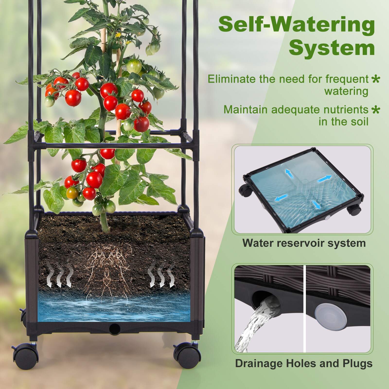 Slickblue D-CO-8124TG Raised-Garden-Beds - View #5