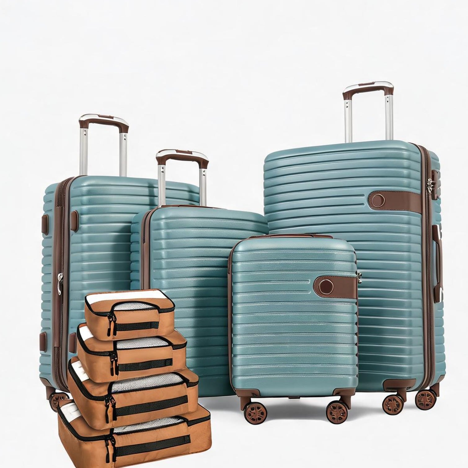GlasFlength 20 Inch Luggage Expandable Hardside Suitcase Carry On
