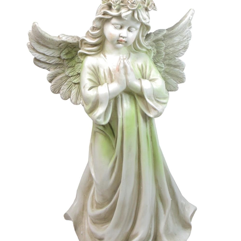 Northlight Northlight 33377770 27 in. Angel Kneeling in Prayer Outdoor ...