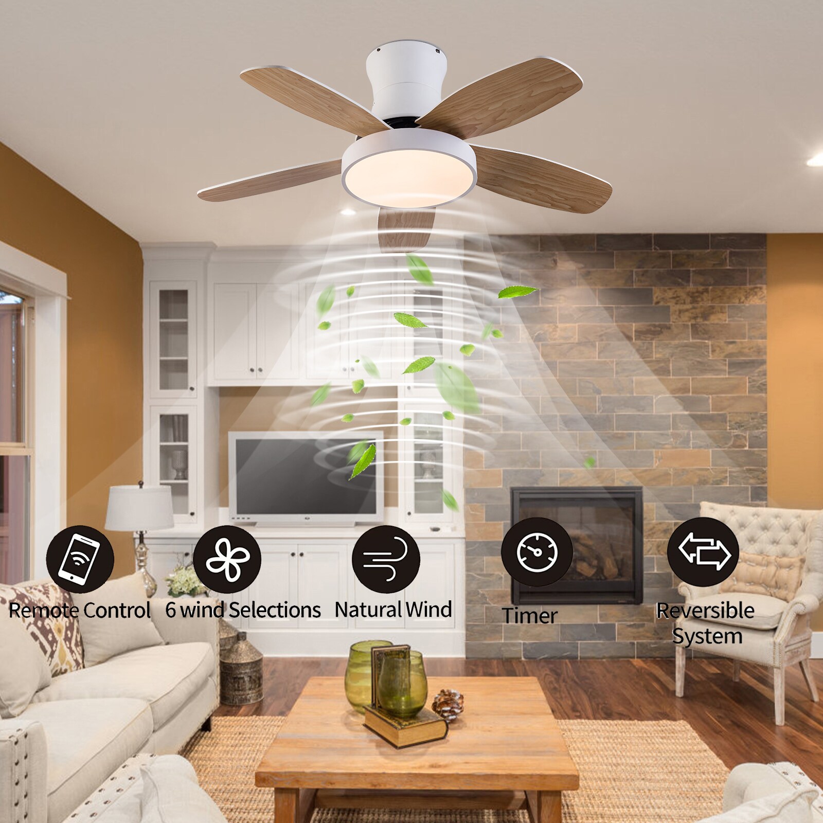 Oukaning JZUCOD2E99HCX Ceiling-Fans - View #11
