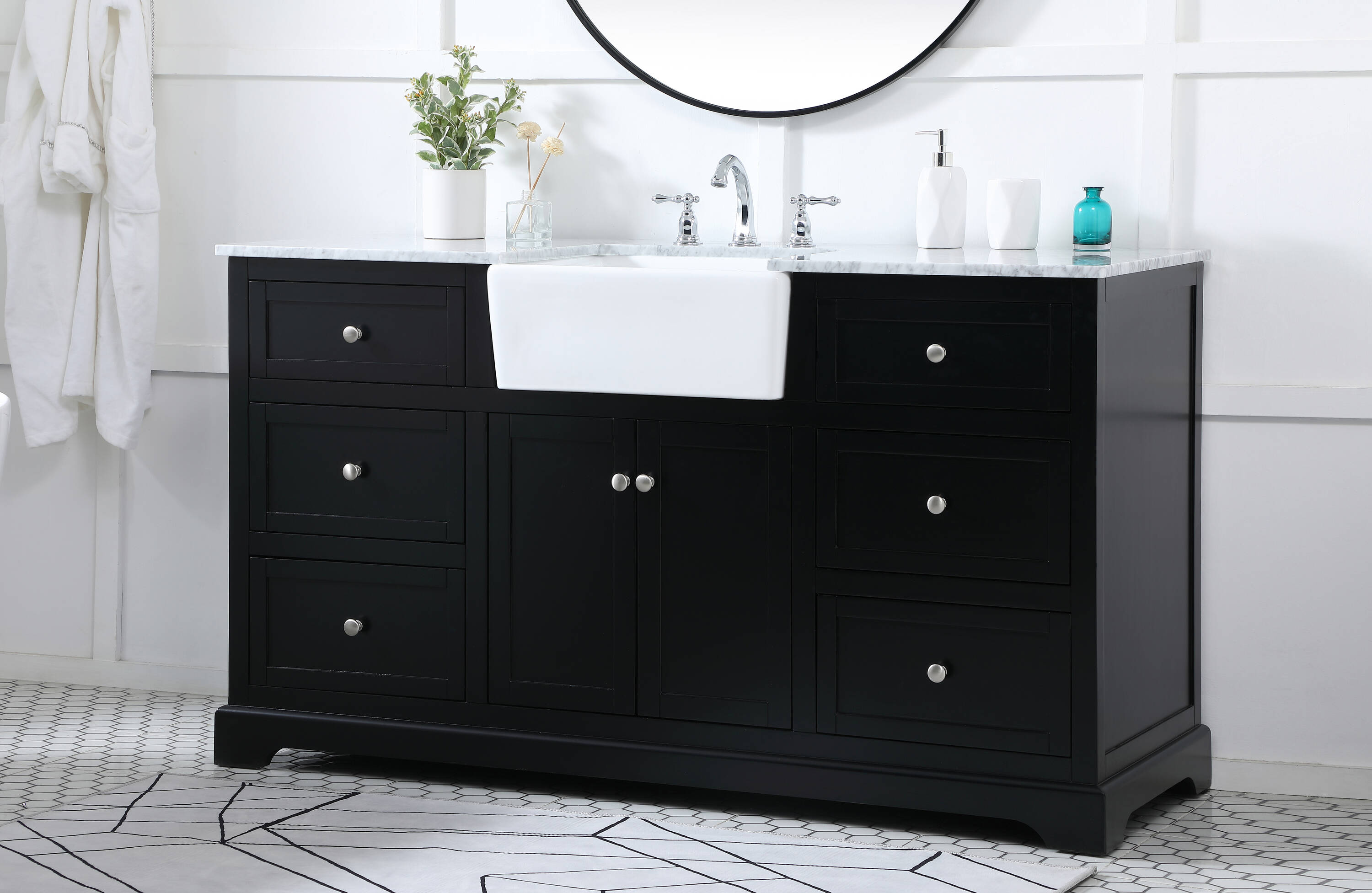 Elegant Decor HF180780BK Bath-Vanity-Combo - View #3