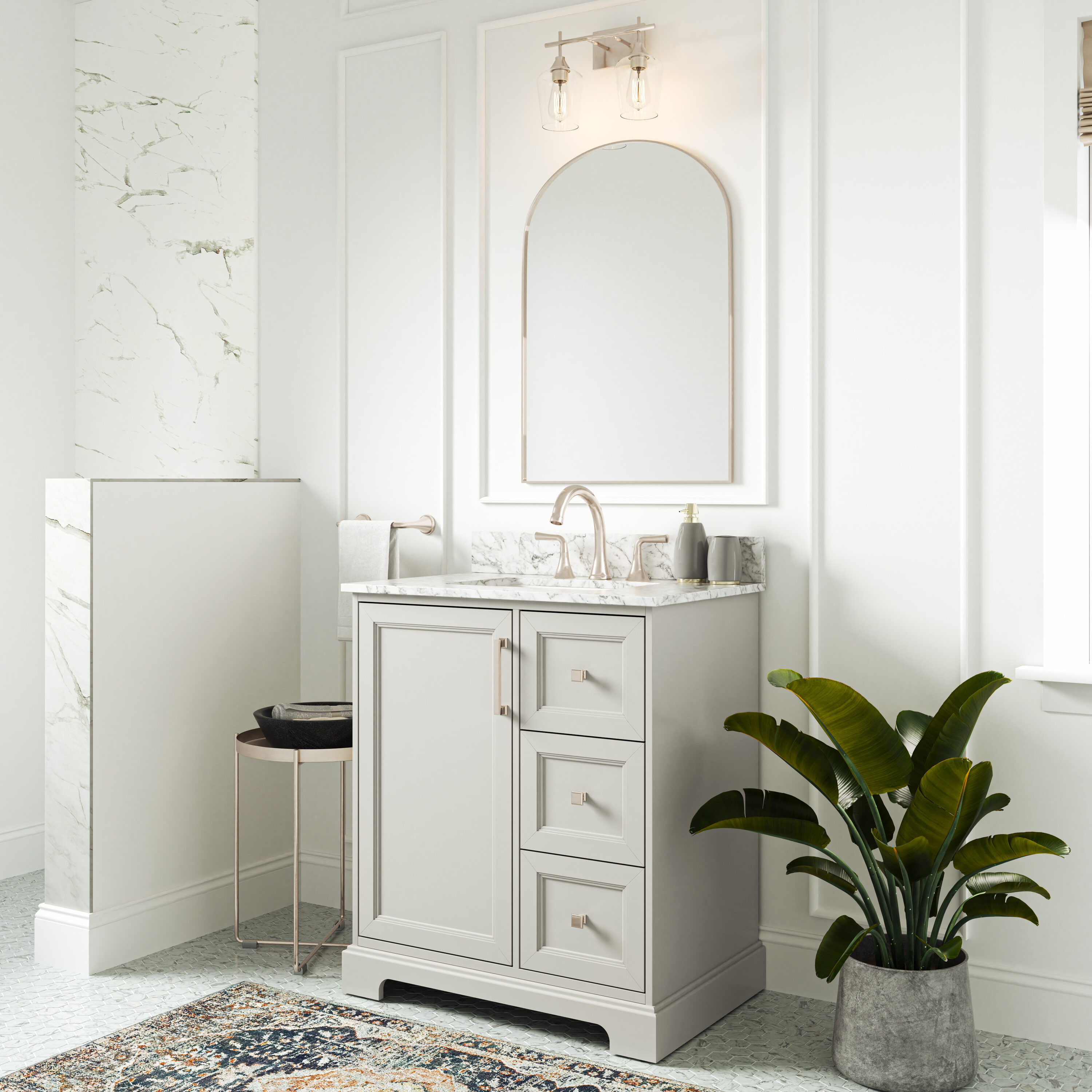 allen + roth LWS30TSVG Bath-Vanity-Combo - View #3