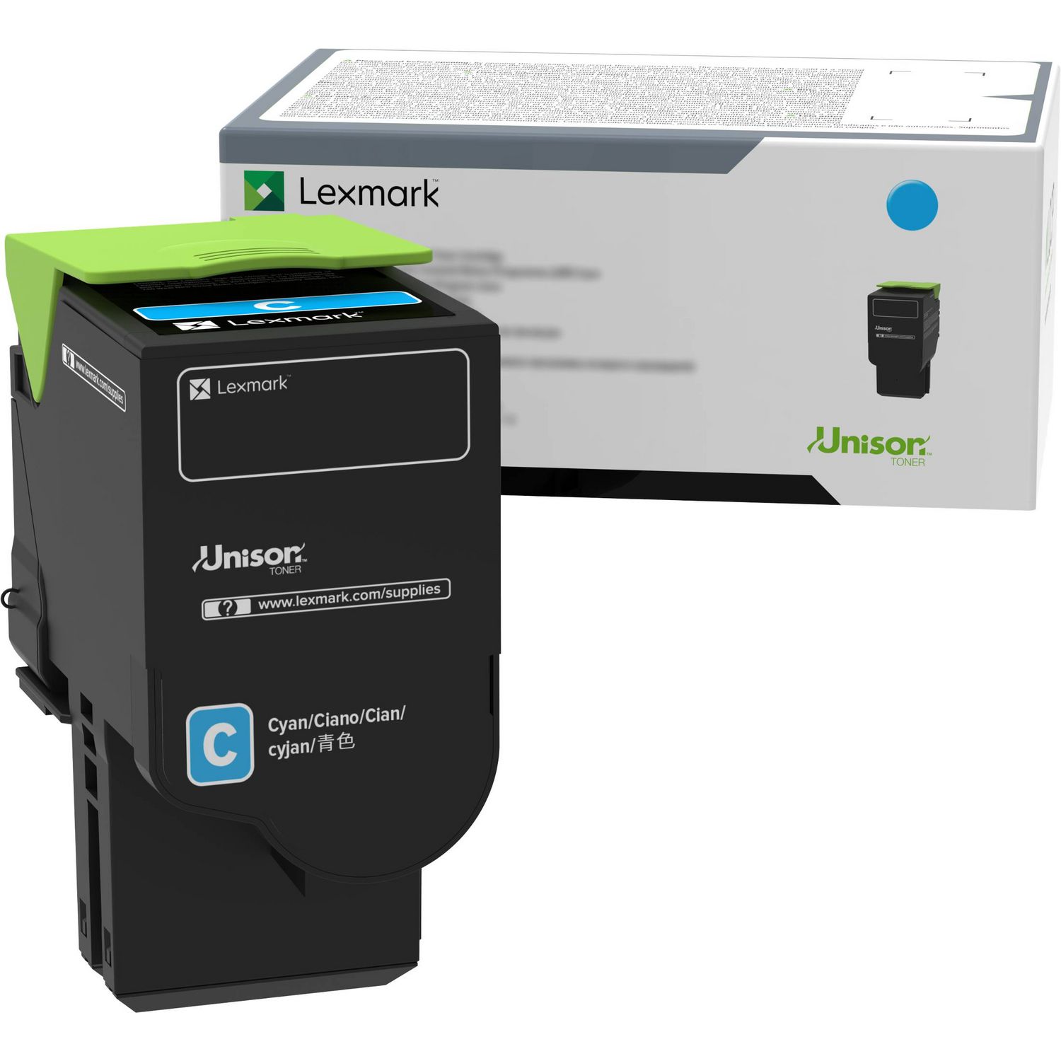 Lexmark 78C0UCG Return Program Ultra High-Yield Toner 7000 Page-Yield Cyan #78C0UCG