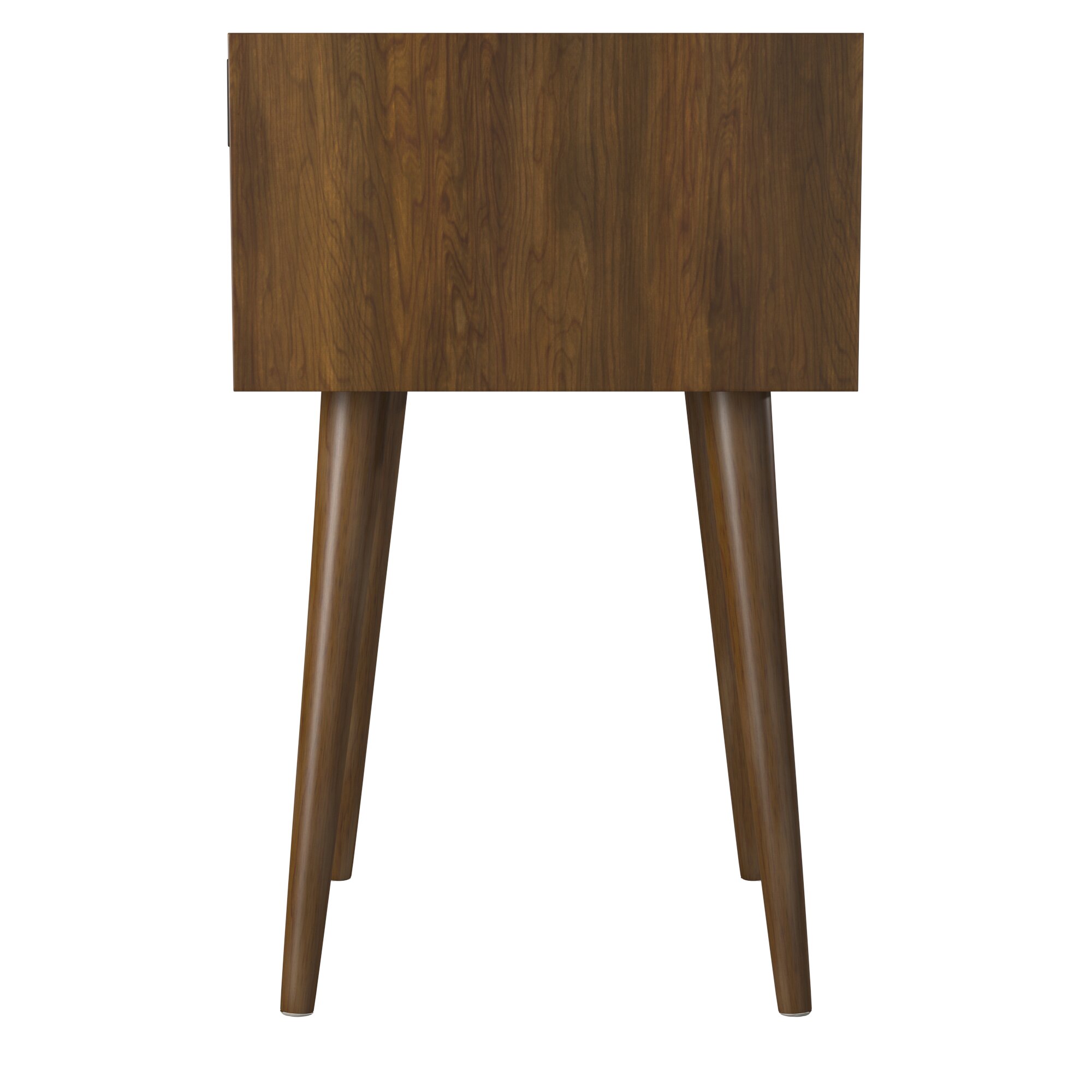 Picket House Furnishings Chesham 19 In W X 24 In H Cherry Wood Veneer Modern End Table With