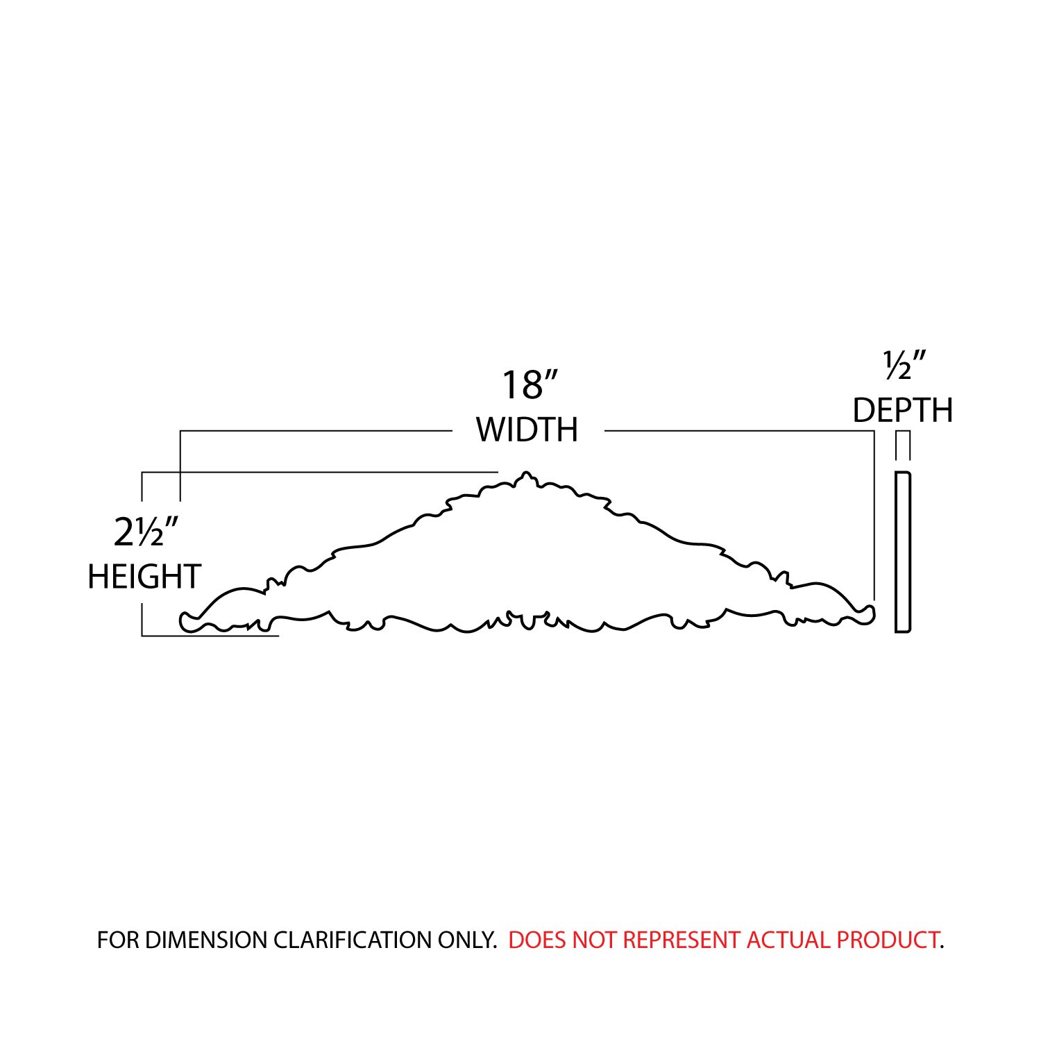 Architectural Products by Outwater 3P5.13.00074 appliques - View #2