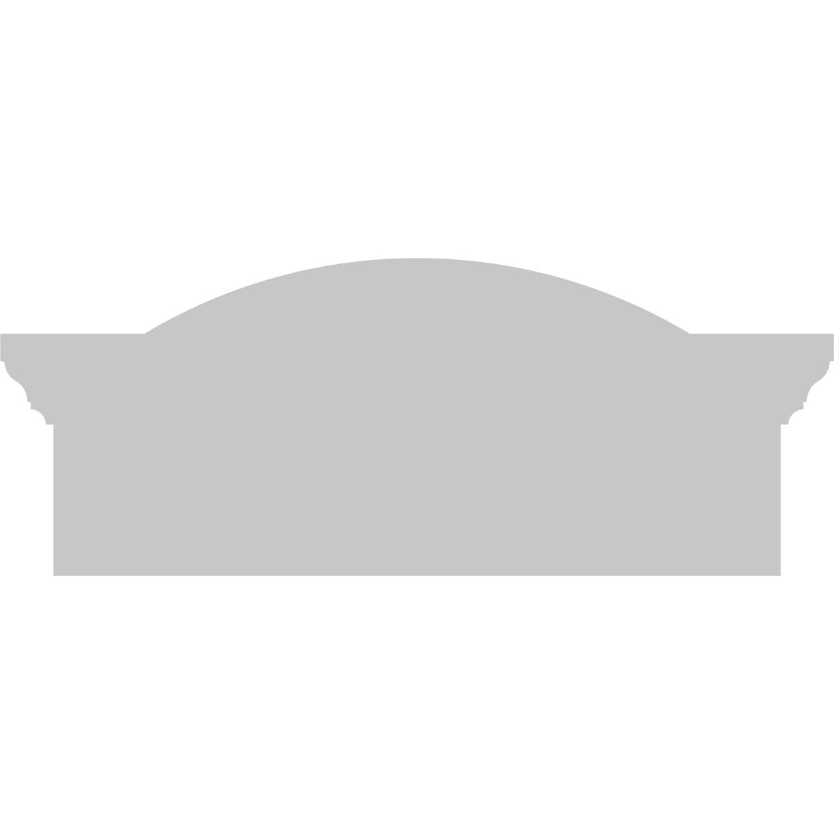 Ekena Millwork PEDP024X105EYE00 Exterior-Window-Trim - View #4