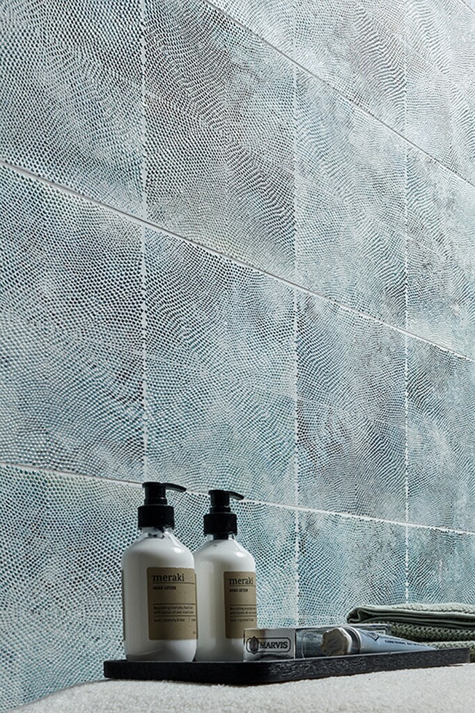 Apollo Tile Imprint Blue and Green 11-in x 15-in Glazed Ceramic Floor and Wall Tile (12.49-sq. ft/ Carton)