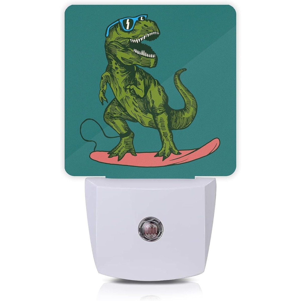 ZXQJRAQ 2 Pack Dinosaur Night Light Plug into Wall with Dusk to Dawn Sensor for Bedroom Nursery #JIA1-B69085
