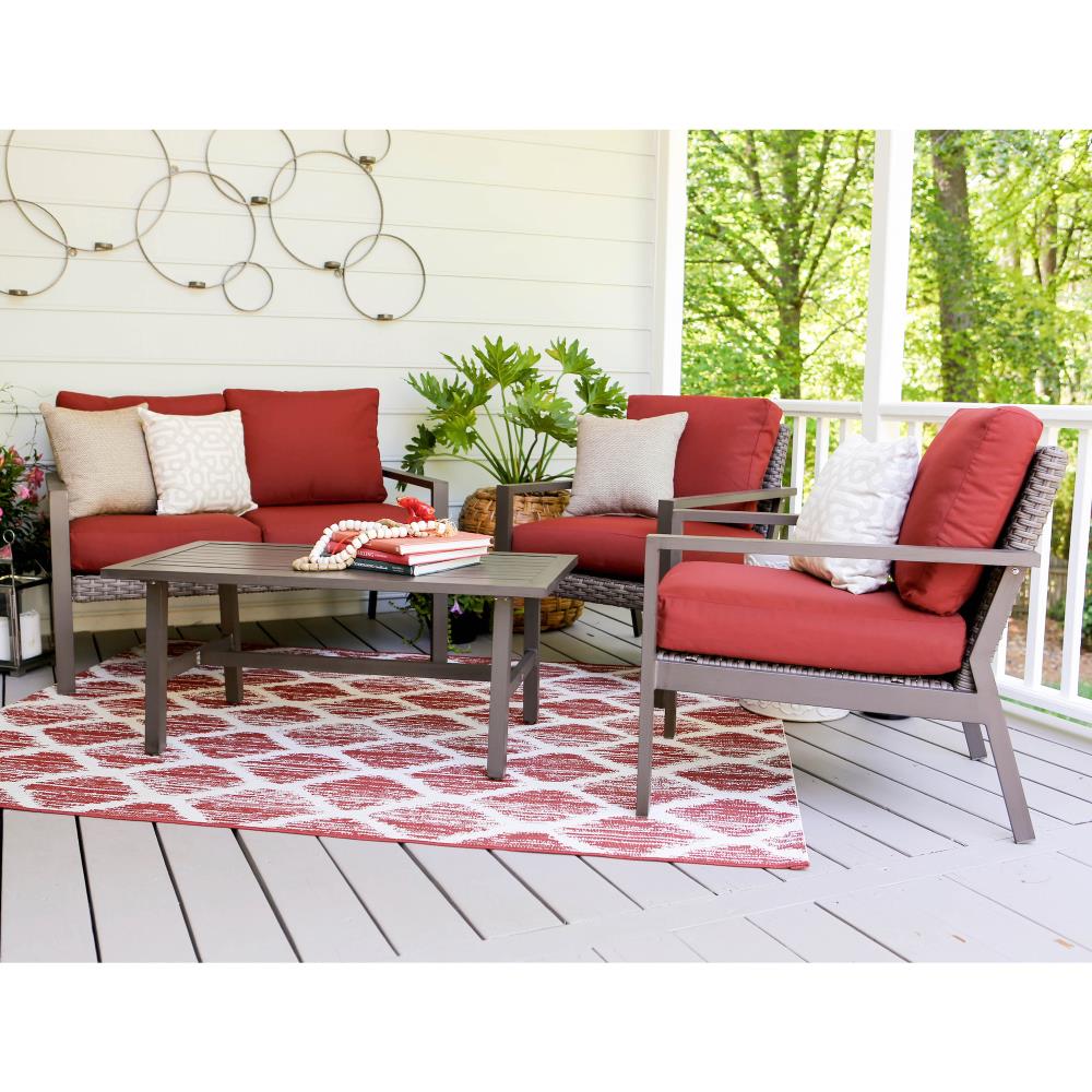 Leisure Made 301890-RED Patio-Conversation-Sets - View #2