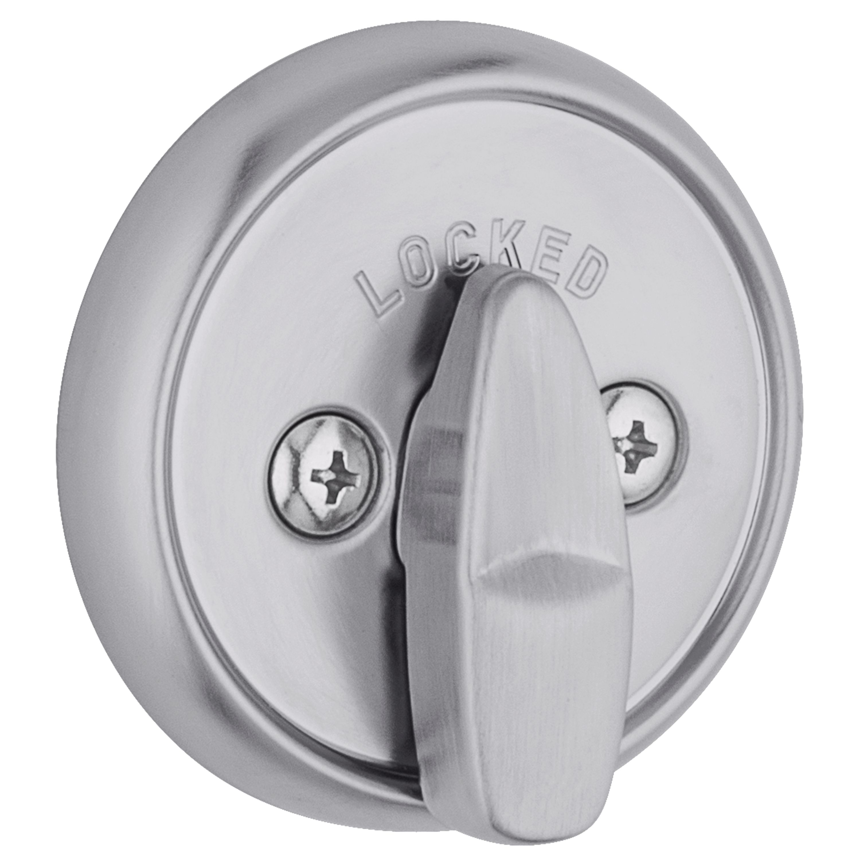 Kwikset Signatures 780 Series Satin Chrome with SmartKey Single Cylinder  Deadbolt at